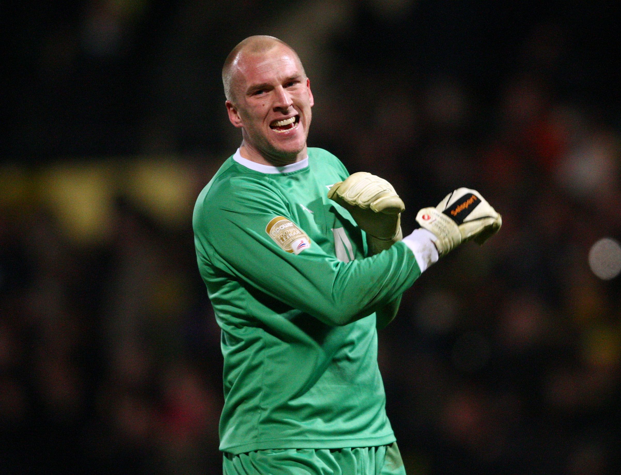 Football - Norwich City v Bristol City npower Football League Championship - Carrow Road - 10/11 - 14/3/11 
Norwich City's John Ruddy celebrates at the end of the match 
Mandatory Credit: Action Images / Matthew Childs 
Livepic