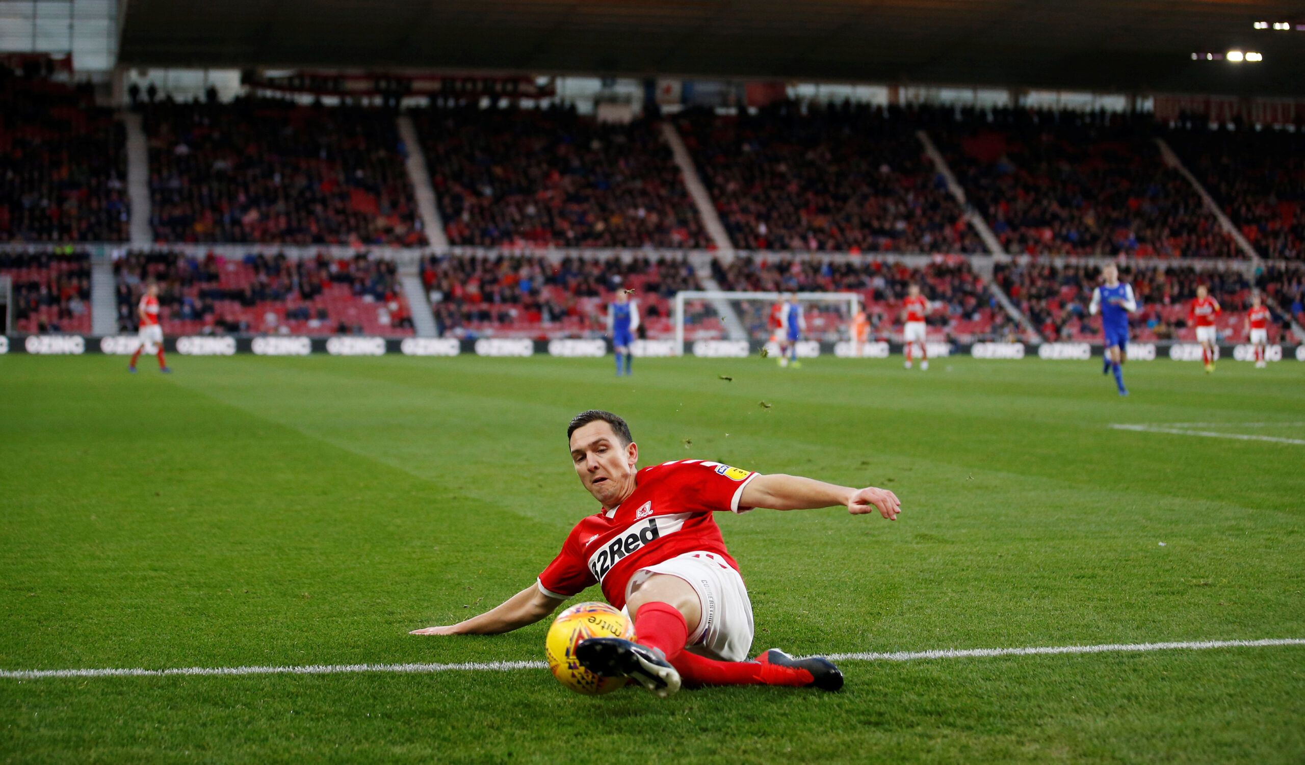 Soccer Football - Championship - Middlesbrough v Ipswich Town - Riverside Stadium, Middlesbrough, Britain - December 29, 2018   Middlesbrough's Stewart Downing in action   Action Images/Craig Brough    EDITORIAL USE ONLY. No use with unauthorized audio, video, data, fixture lists, club/league logos or 