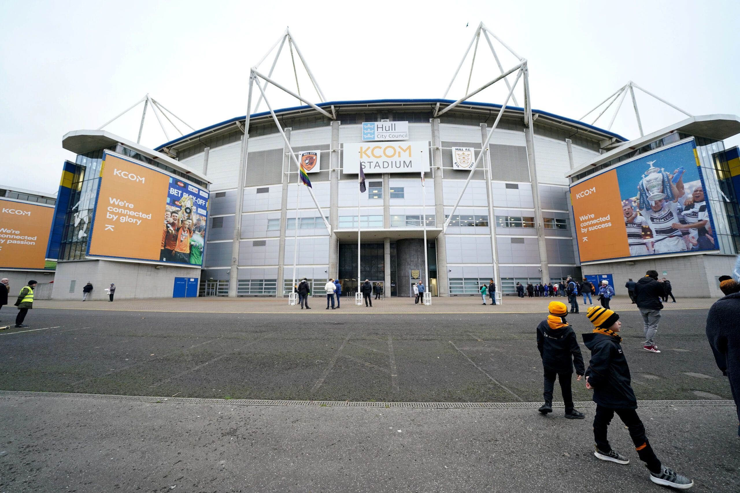 Soccer Football - FA Cup Fourth Round - Hull City v Chelsea - KCOM Stadium, Hull, Britain - January 25, 2020  General view outside the stadium before the match    REUTERS/Jon Super