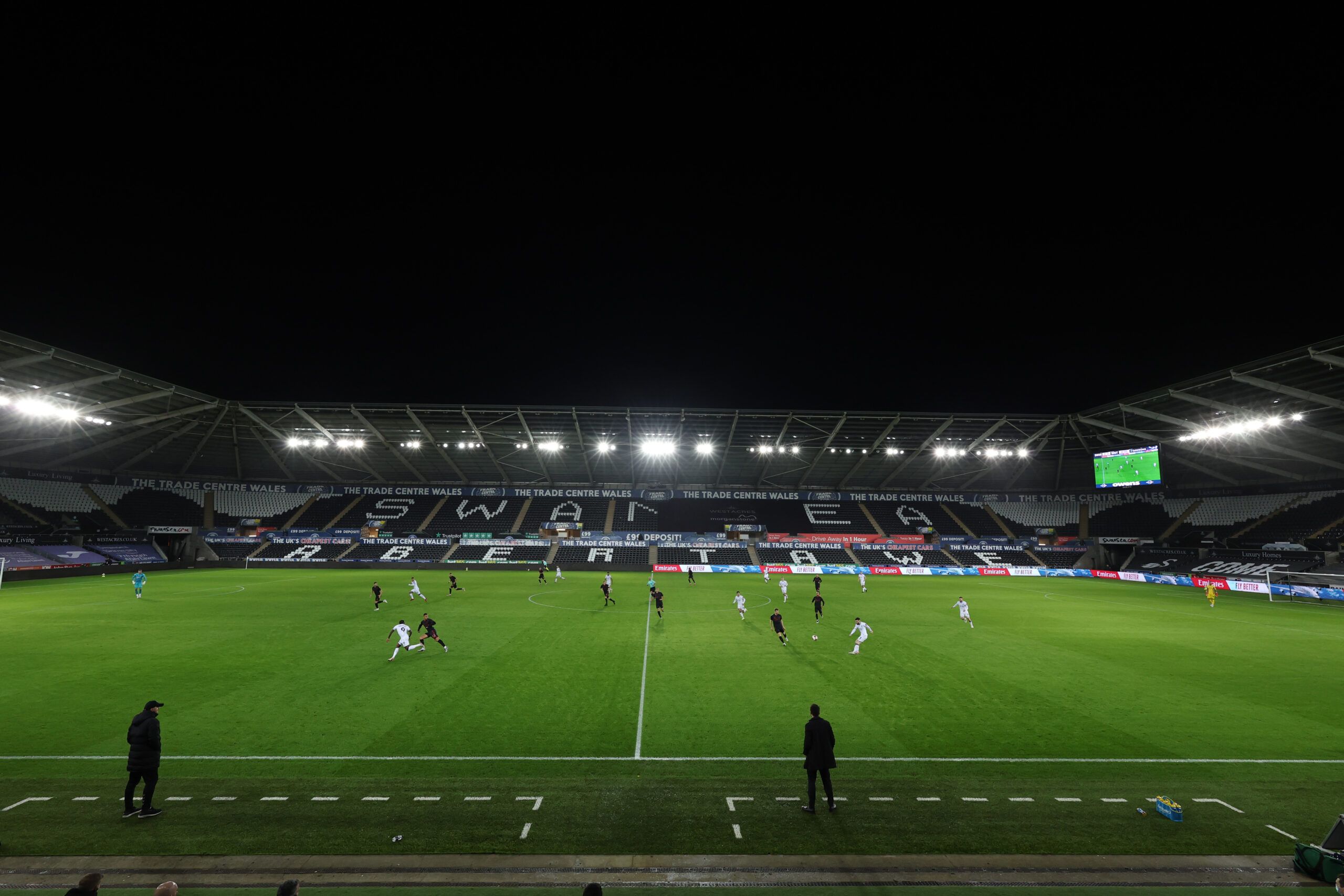 Soccer Football - FA Cup Third Round - Swansea City v Southampton - Swansea.com Stadium, Swansea, Wales, Britain - January 8, 2022 General view during the match Action Images via Reuters/Matthew Childs