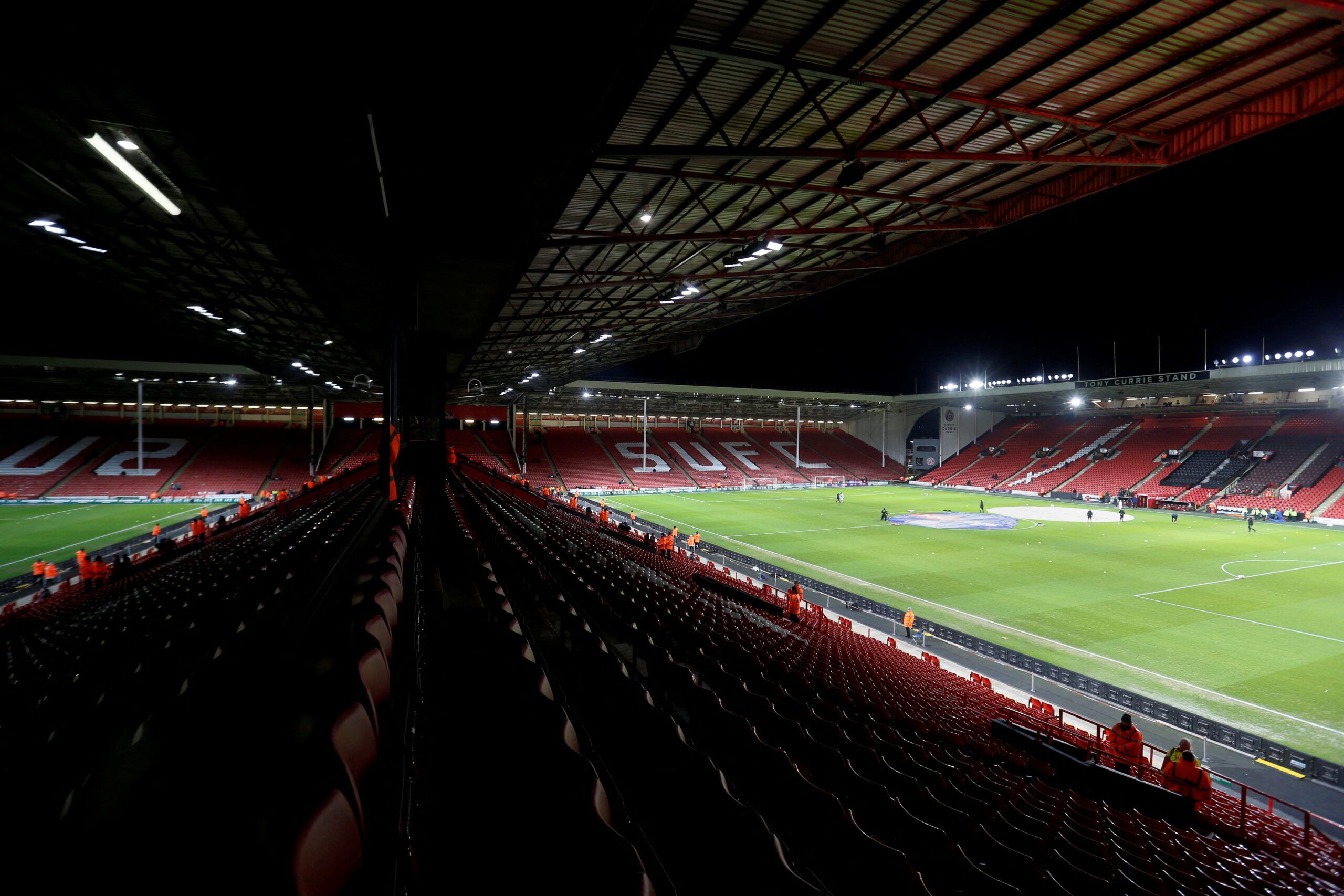 Soccer Football - Championship - Sheffield United v Blackburn Rovers - Bramall Lane, Sheffield, Britain - February 23, 2022  General view inside the stadium before the match Action Images/Ed Sykes
