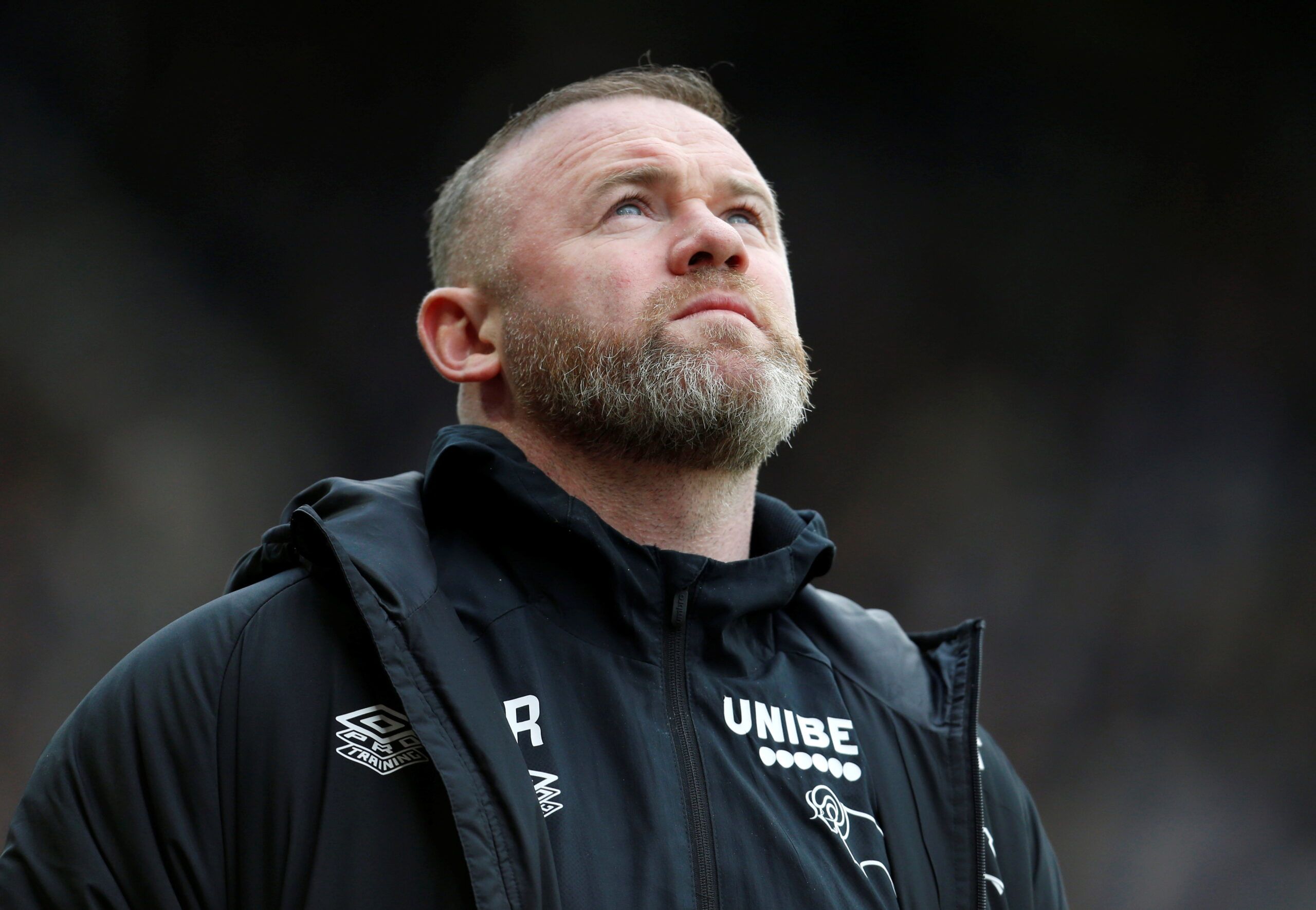 Soccer Football - Championship - Derby County v Barnsley - Pride Park, Derby, Britain - March 5, 2022 Derby County manager Wayne Rooney before the match  Action Images/Ed Sykes  EDITORIAL USE ONLY. No use with unauthorized audio, video, data, fixture lists, club/league logos or 