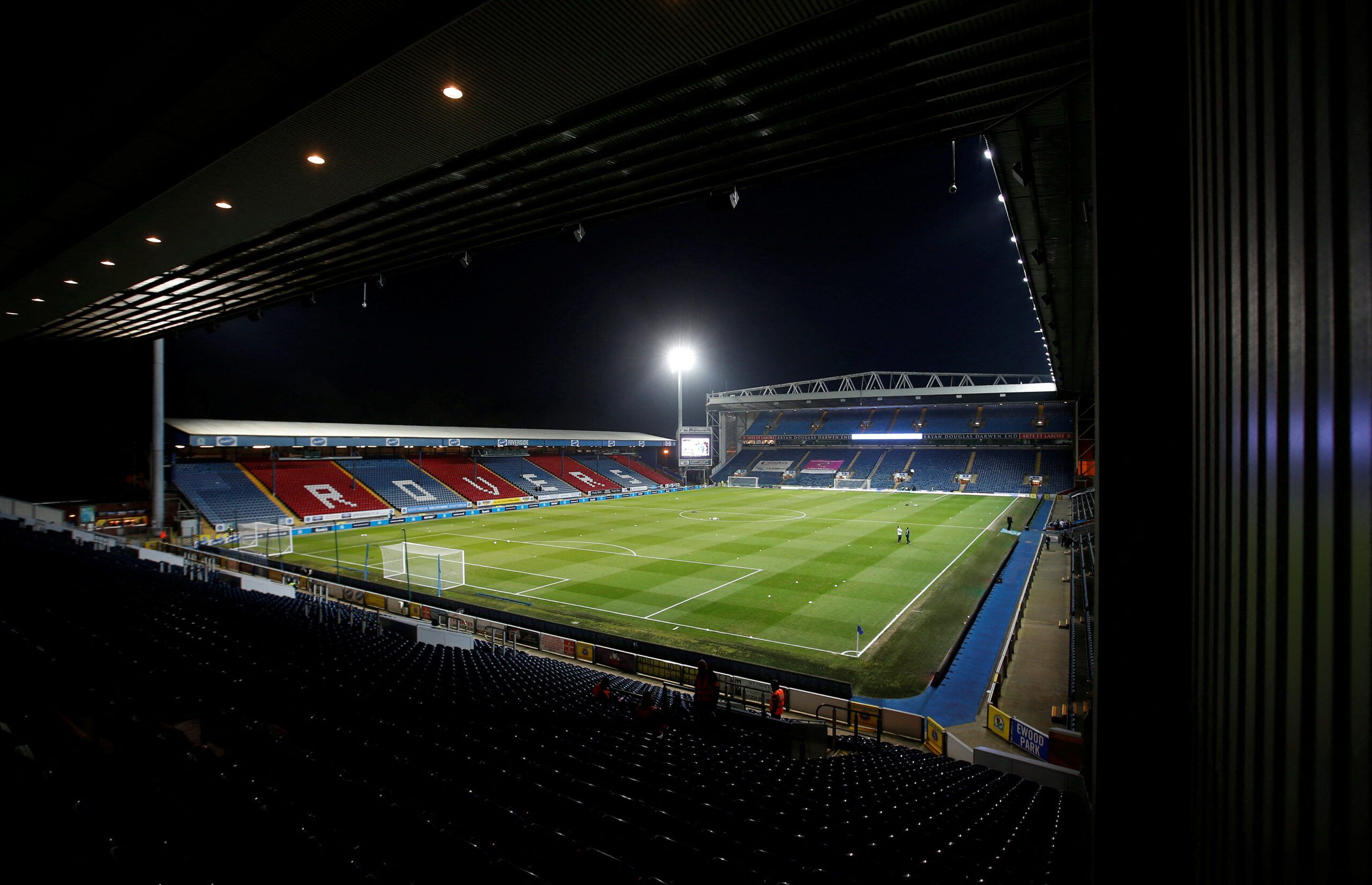 Soccer Football - Championship - Blackburn Rovers v Millwall - Ewood Park, Blackburn, Britain - March 8, 2022  General view inside the stadium before the match   Action Images/Ed Sykes  EDITORIAL USE ONLY. No use with unauthorized audio, video, data, fixture lists, club/league logos or 