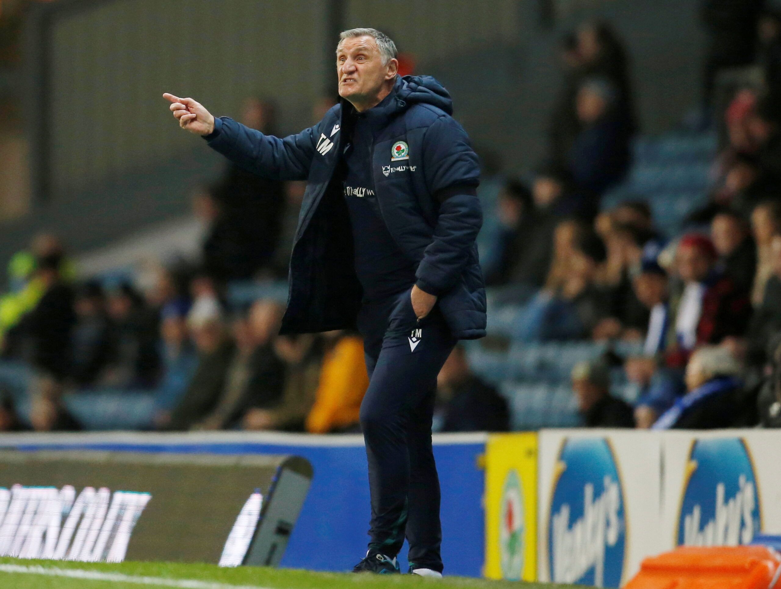 Soccer Football - Championship - Blackburn Rovers v Millwall - Ewood Park, Blackburn, Britain - March 8, 2022  Blackburn Rovers manager Tony Mowbray  Action Images/Ed Sykes  EDITORIAL USE ONLY. No use with unauthorized audio, video, data, fixture lists, club/league logos or 