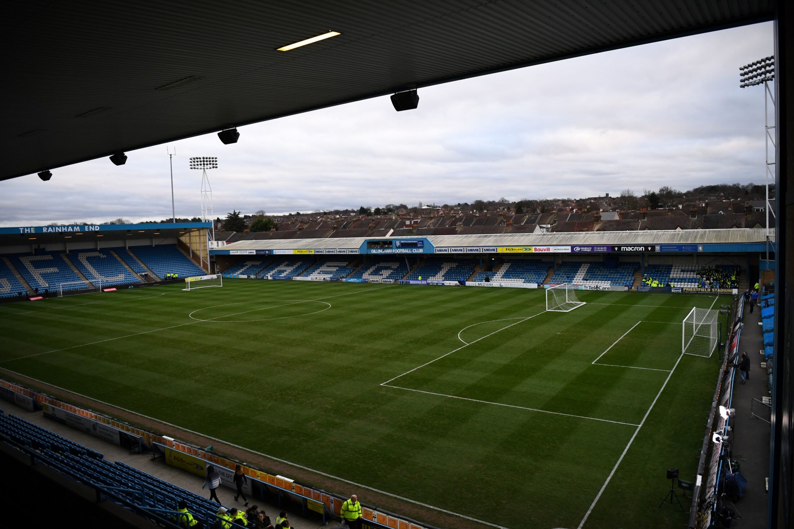 Soccer Football - FA Cup - Third Round - Gillingham v West Ham United - MEMS Priestfield Stadium, Gillingham, Britain - January 5, 2020  General view inside the stadium before the match  REUTERS/Dylan Martinez
