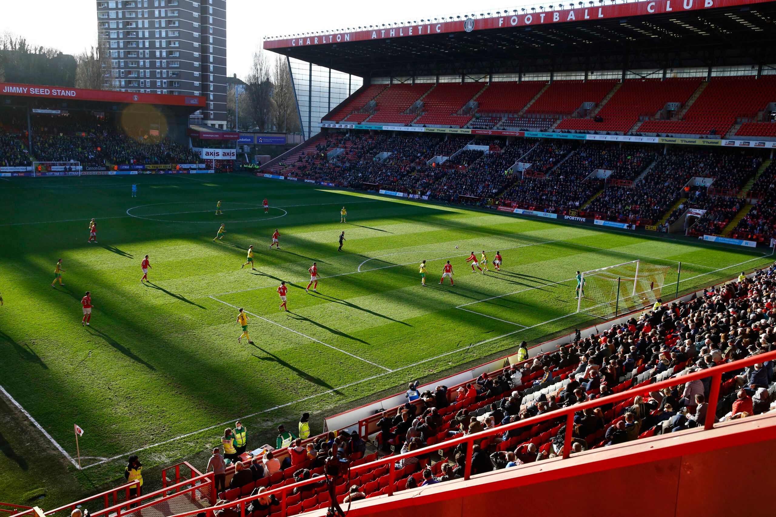 Soccer Football - FA Cup Third Round - Charlton Athletic v Norwich City - The Valley, London, Britain - January 9, 2022 General view during the match Action Images via Reuters/Peter Cziborra