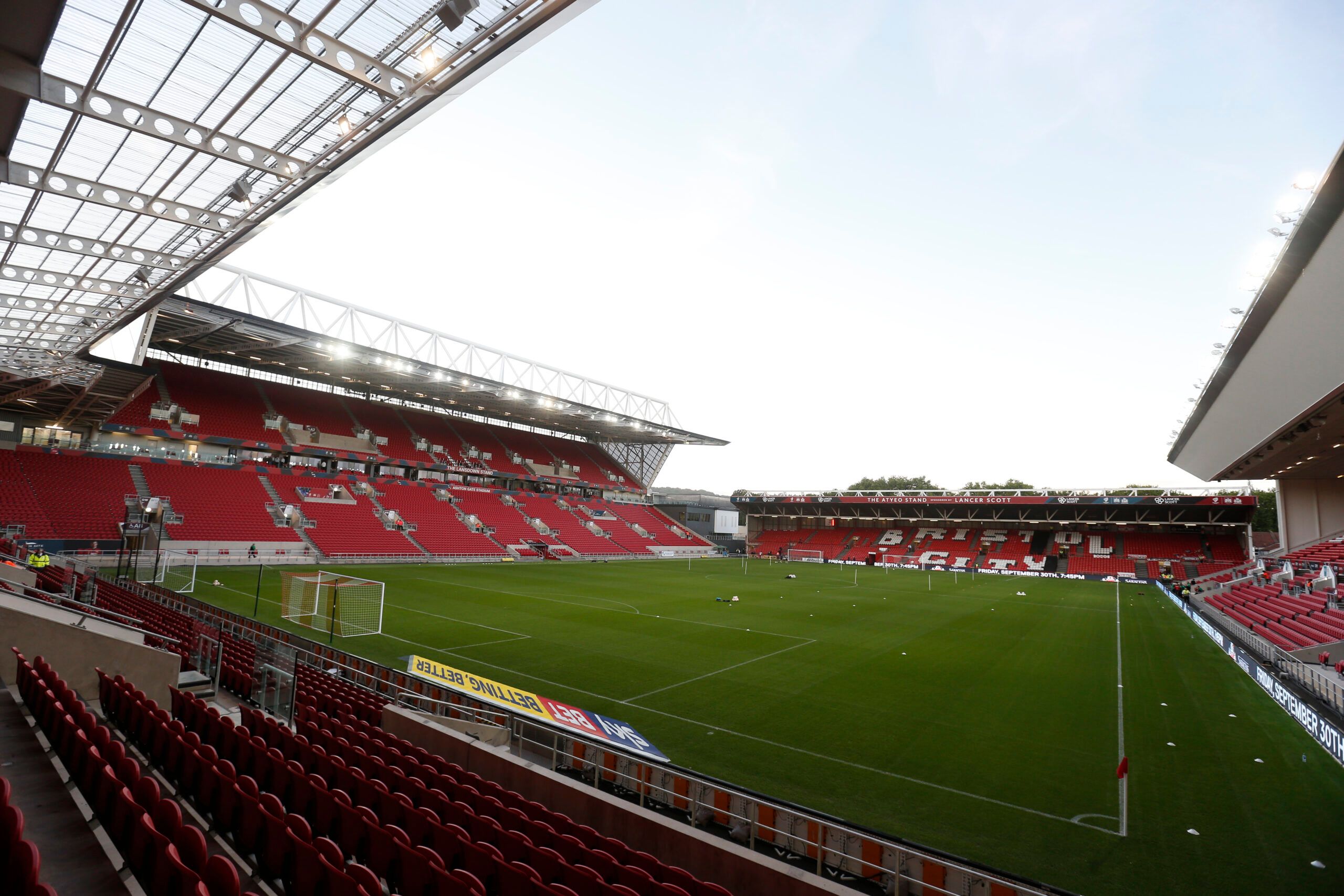 Britain Soccer Football - Bristol City v Leeds United - Sky Bet Championship - Ashton Gate - 27/9/16
General view of Ashton Gate before the match
Mandatory Credit: Action Images / Matthew Childs
Livepic
EDITORIAL USE ONLY. No use with unauthorized audio, video, data, fixture lists, club/league logos or 