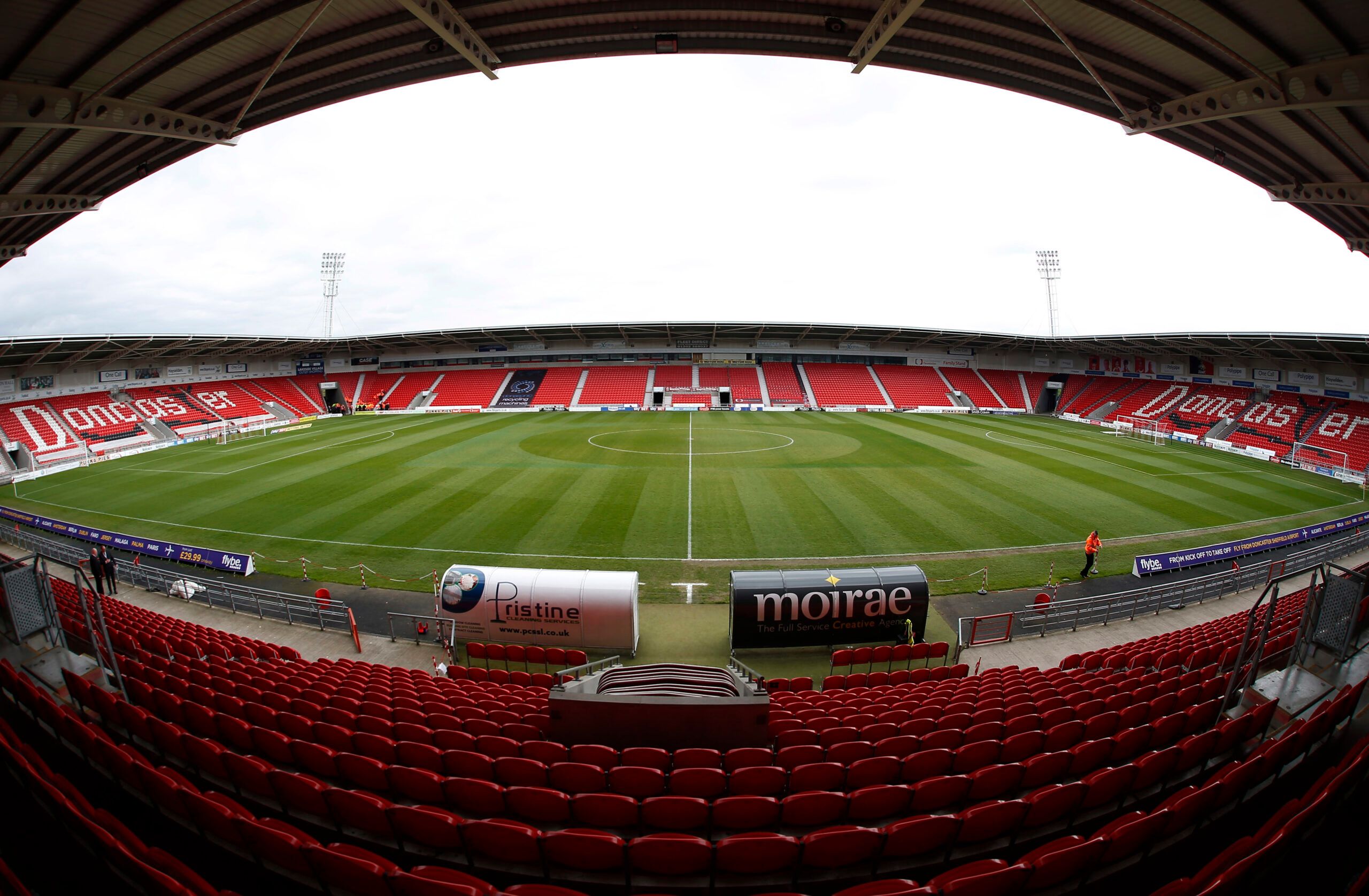 Britain Football Soccer - Doncaster Rovers v Exeter City - Sky Bet League Two - The Keepmoat Stadium - 29/4/17 General view inside the stadium before the match  Mandatory Credit: Action Images / Craig Brough Livepic EDITORIAL USE ONLY. No use with unauthorized audio, video, data, fixture lists, club/league logos or 