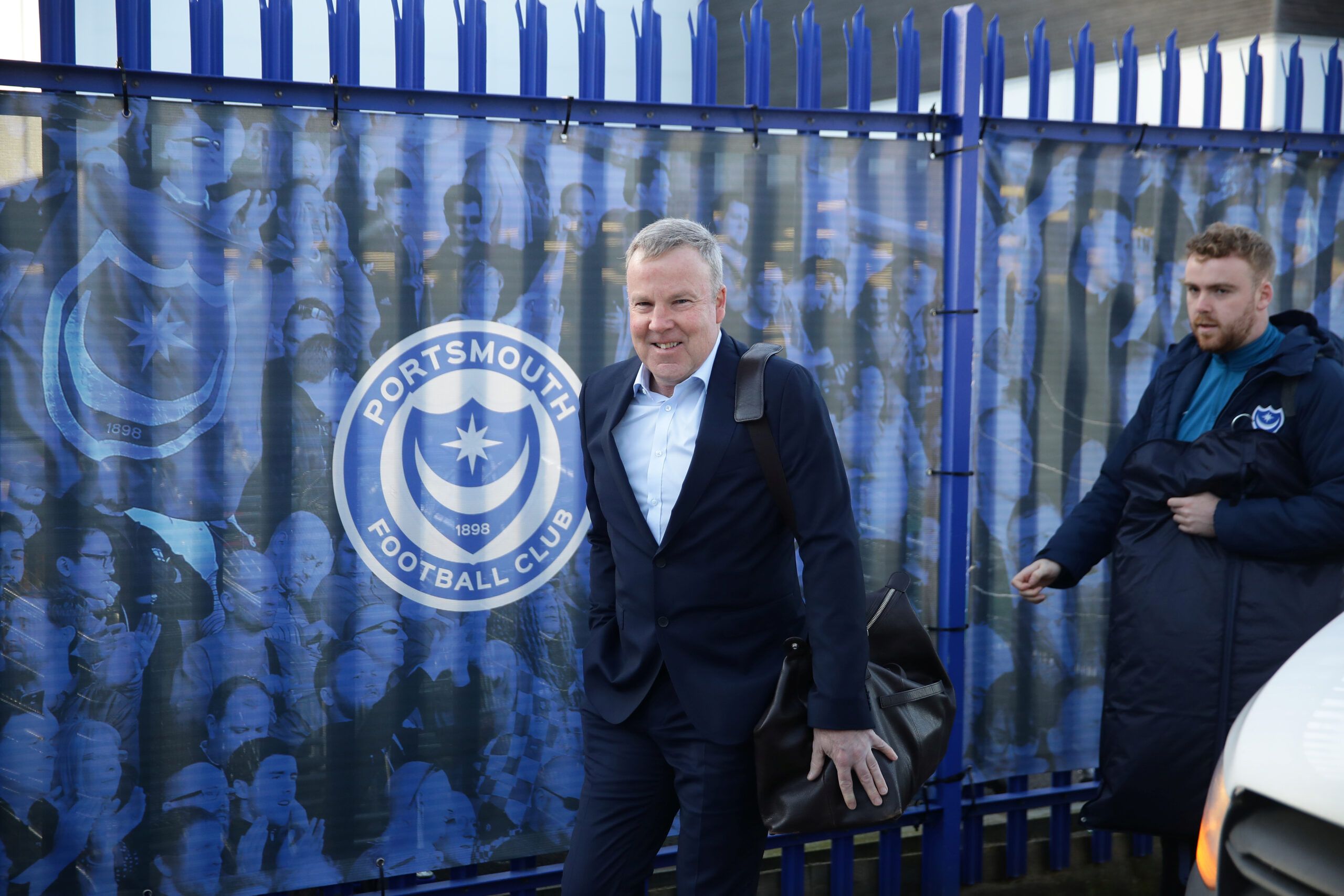 Soccer Football - FA Cup Fifth Round - Portsmouth v Arsenal - Fratton Park, Portsmouth, Britain - March 2, 2020   Portsmouth manager Kenny Jackett arrives at the stadium before the match    REUTERS/David Klein
