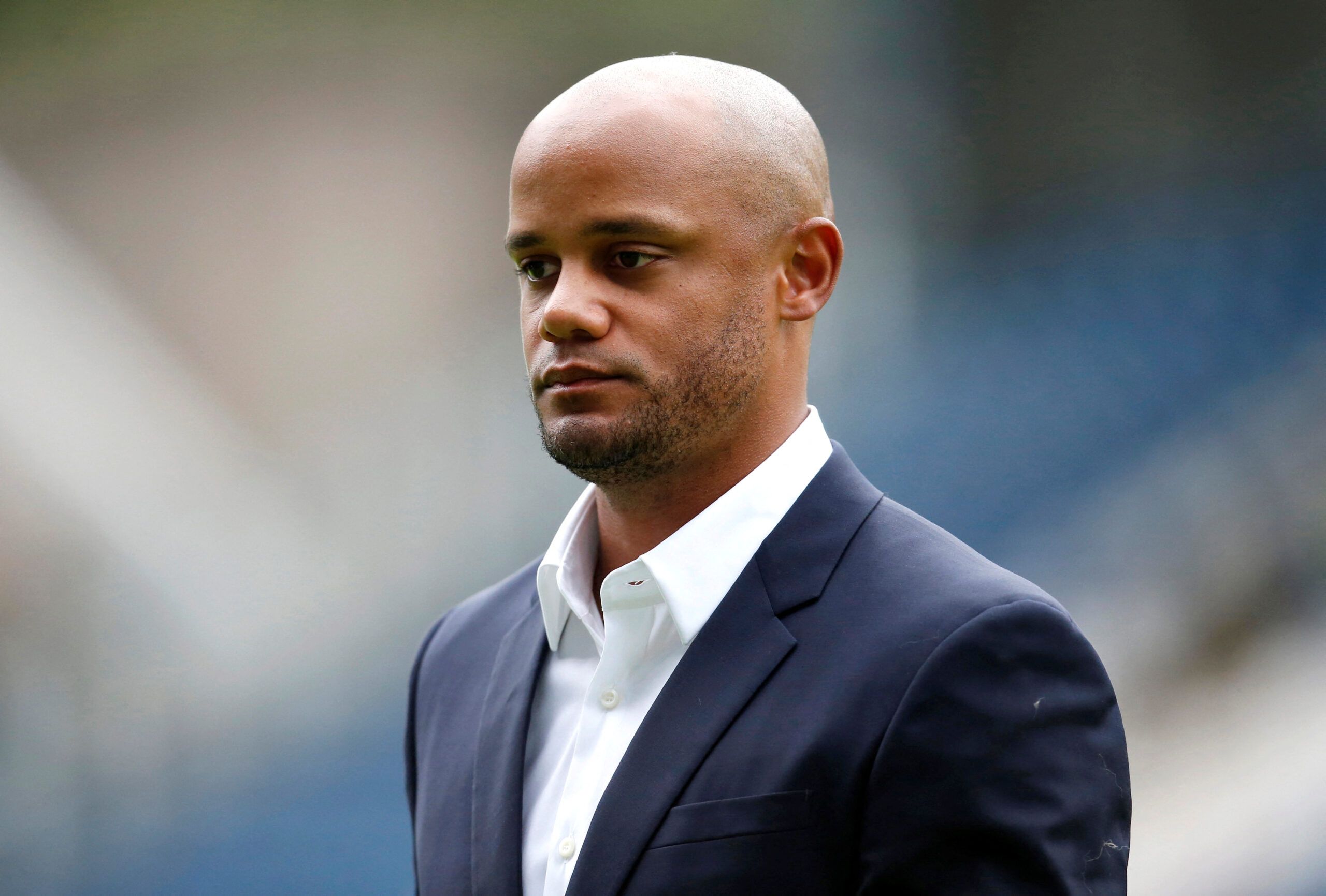Soccer Football - Championship - Huddersfield Town v Burnley - John Smith's Stadium, Huddersfield, Britain - July 29, 2022  Burnley manager Vincent Kompany before the match  Action Images/Ed Sykes  EDITORIAL USE ONLY. No use with unauthorized audio, video, data, fixture lists, club/league logos or 