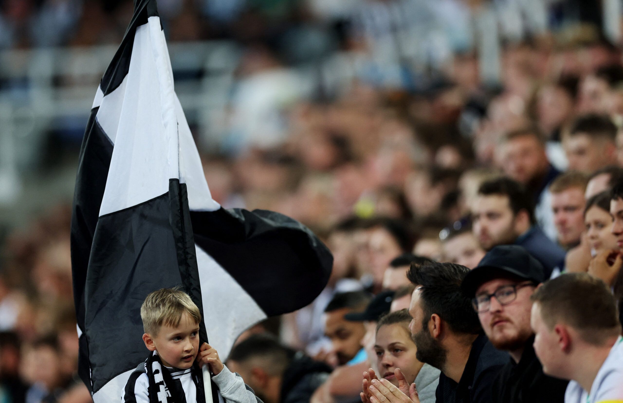 Soccer Football - Pre Season Friendly - Newcastle United v Atalanta - St James' Park, Newcastle, Britain - July 29, 2022 Newcastle United fans in the stands during the match Action Images via Reuters/Carl Recine