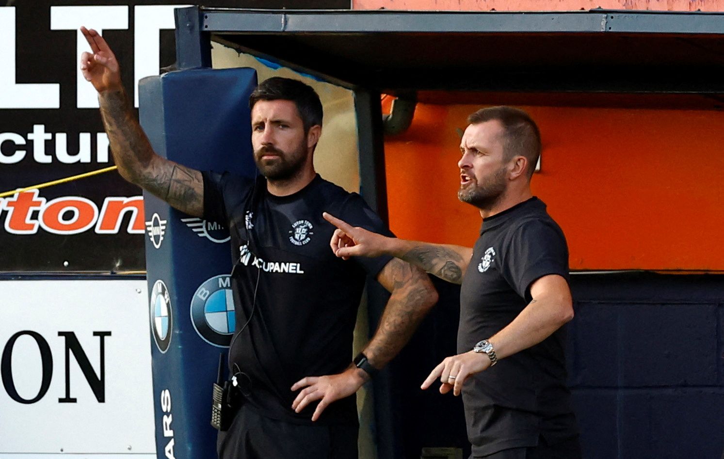 Soccer Football - Carabao Cup - Luton Town v Newport County AFC - Kenilworth Road, Luton, Britain - August 9, 2022  Luton Town manager Nathan Jones  Action Images/Andrew Boyers  EDITORIAL USE ONLY. No use with unauthorized audio, video, data, fixture lists, club/league logos or 