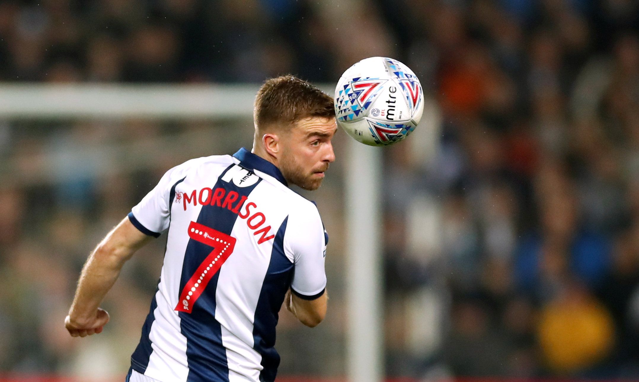 Soccer Football - Championship - West Bromwich Albion v Birmingham City - The Hawthorns, West Bromwich, Britain - March 29, 2019   West Bromwich Albion's James Morrison   Action Images/Andrew Boyers    EDITORIAL USE ONLY. No use with unauthorized audio, video, data, fixture lists, club/league logos or 