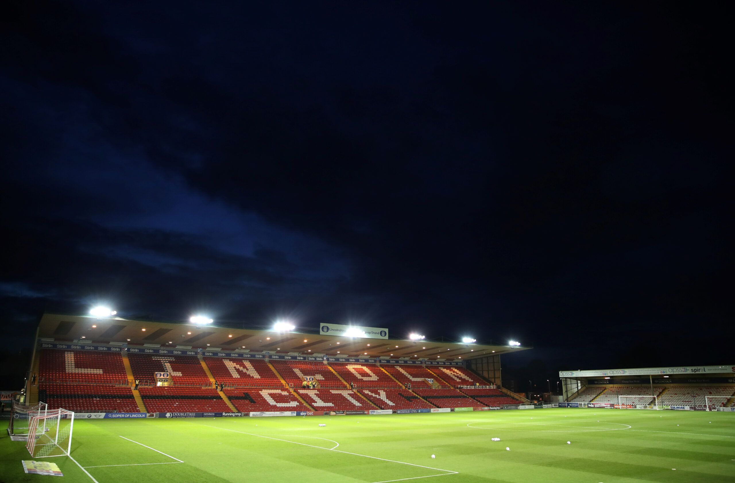 Soccer Football - League One - Lincoln City v Shrewsbury Town - Sincil Bank, Lincoln, Britain - October 18, 2019   General view before the match    Action Images/Carl Recine    EDITORIAL USE ONLY. No use with unauthorized audio, video, data, fixture lists, club/league logos or 