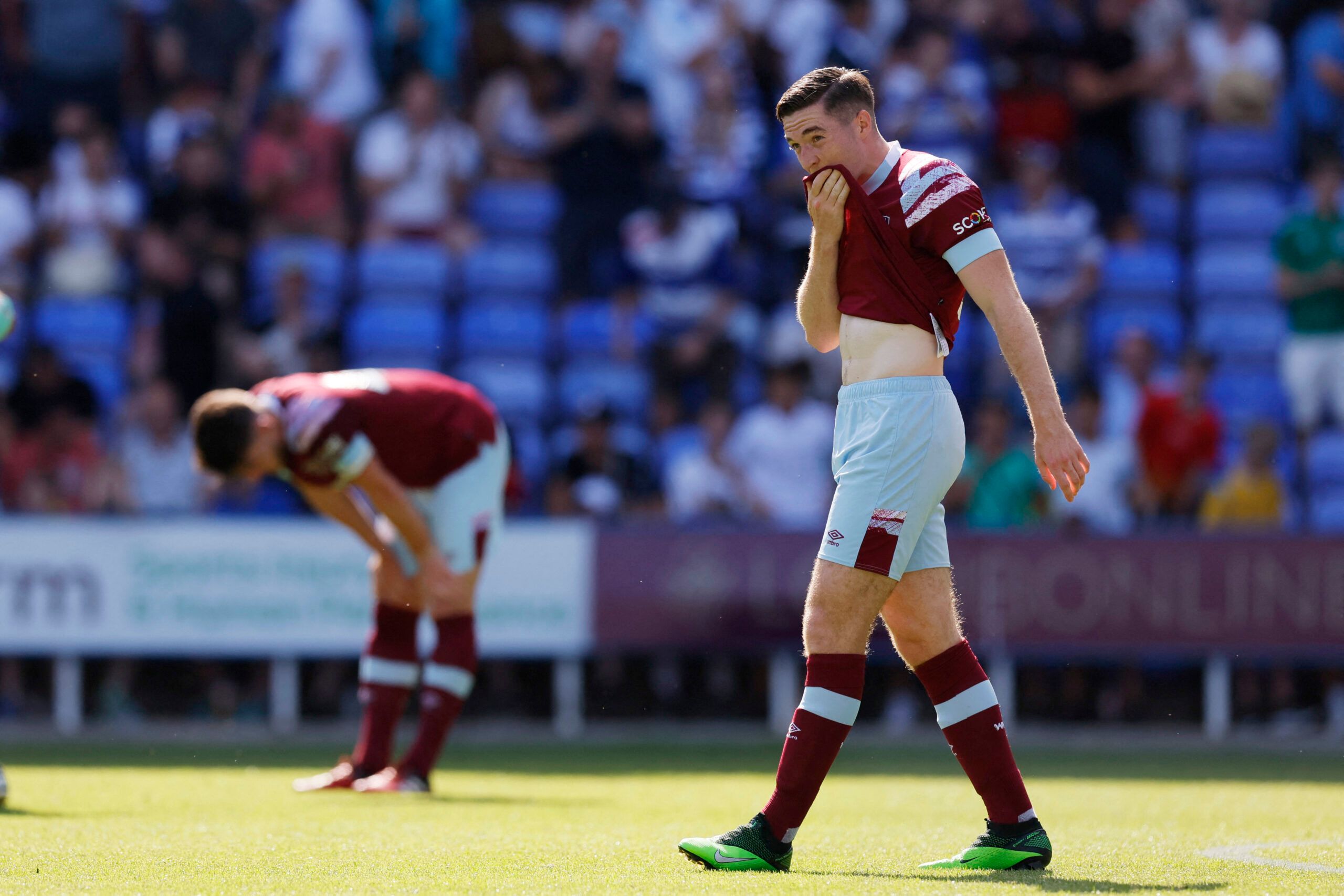 Soccer Football - Pre Season Friendly - Reading v West Ham United - Madejski Stadium, Reading, Britain - July 16, 2022 West Ham United's Conor Coventry reacts after the match Action Images via Reuters/Andrew Couldridge