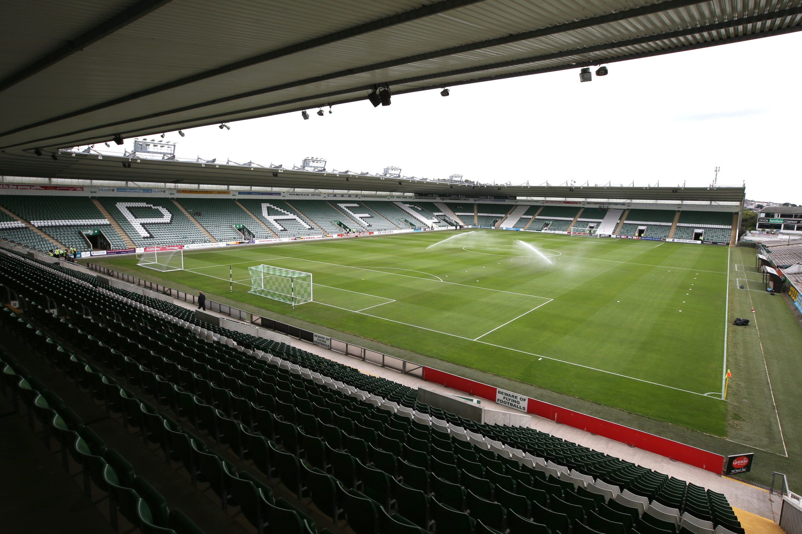 Football - Plymouth Argyle v Swansea City - Pre Season Friendly - Home Park - 14/15 - 27/7/14 
General view 
Mandatory Credit: Action Images / Paul Childs 
EDITORIAL USE ONLY.