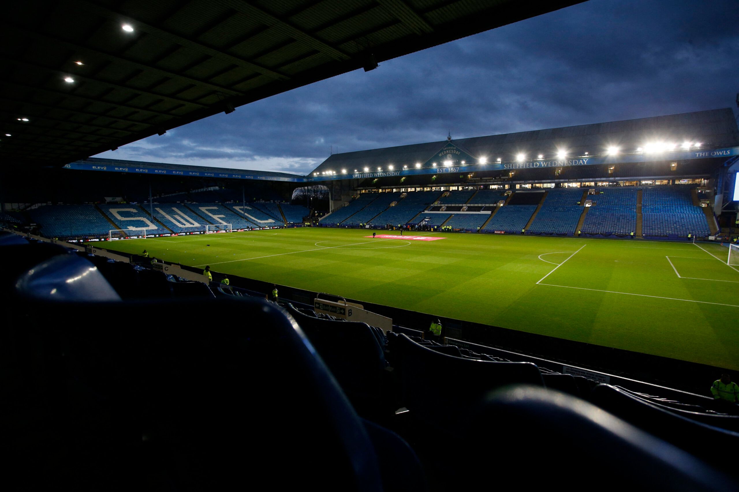 Soccer Football - FA Cup Third Round - Sheffield Wednesday v Newcastle United - Hillsborough Stadium, Sheffield, Britain - January 7, 2023 General view inside the stadium before the match Action Images via Reuters/Ed Sykes