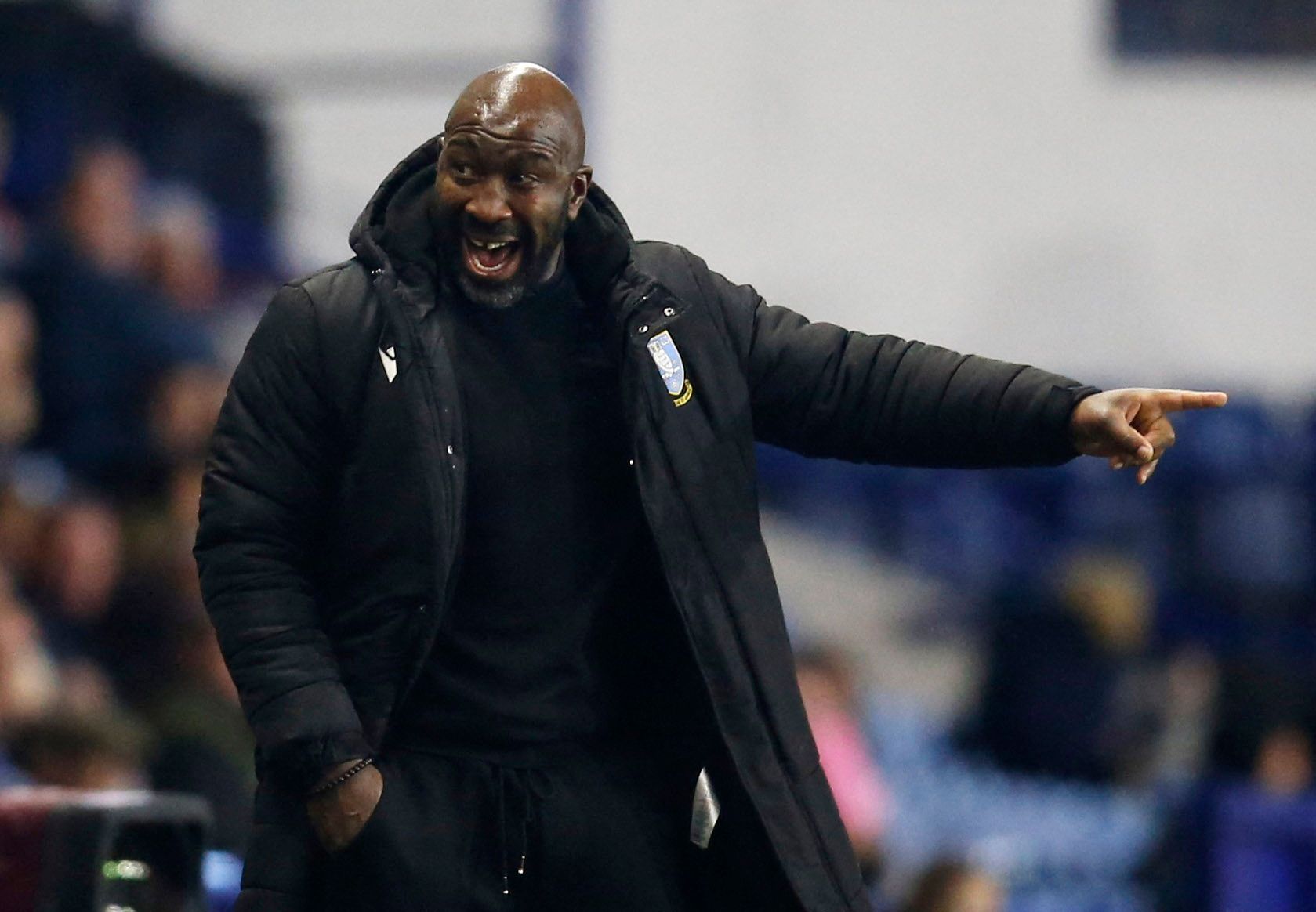 Soccer Football - FA Cup Third Round - Sheffield Wednesday v Newcastle United - Hillsborough Stadium, Sheffield, Britain - January 7, 2023  Sheffield Wednesday manager Darren Moore reacts Action Images via Reuters/Ed Sykes