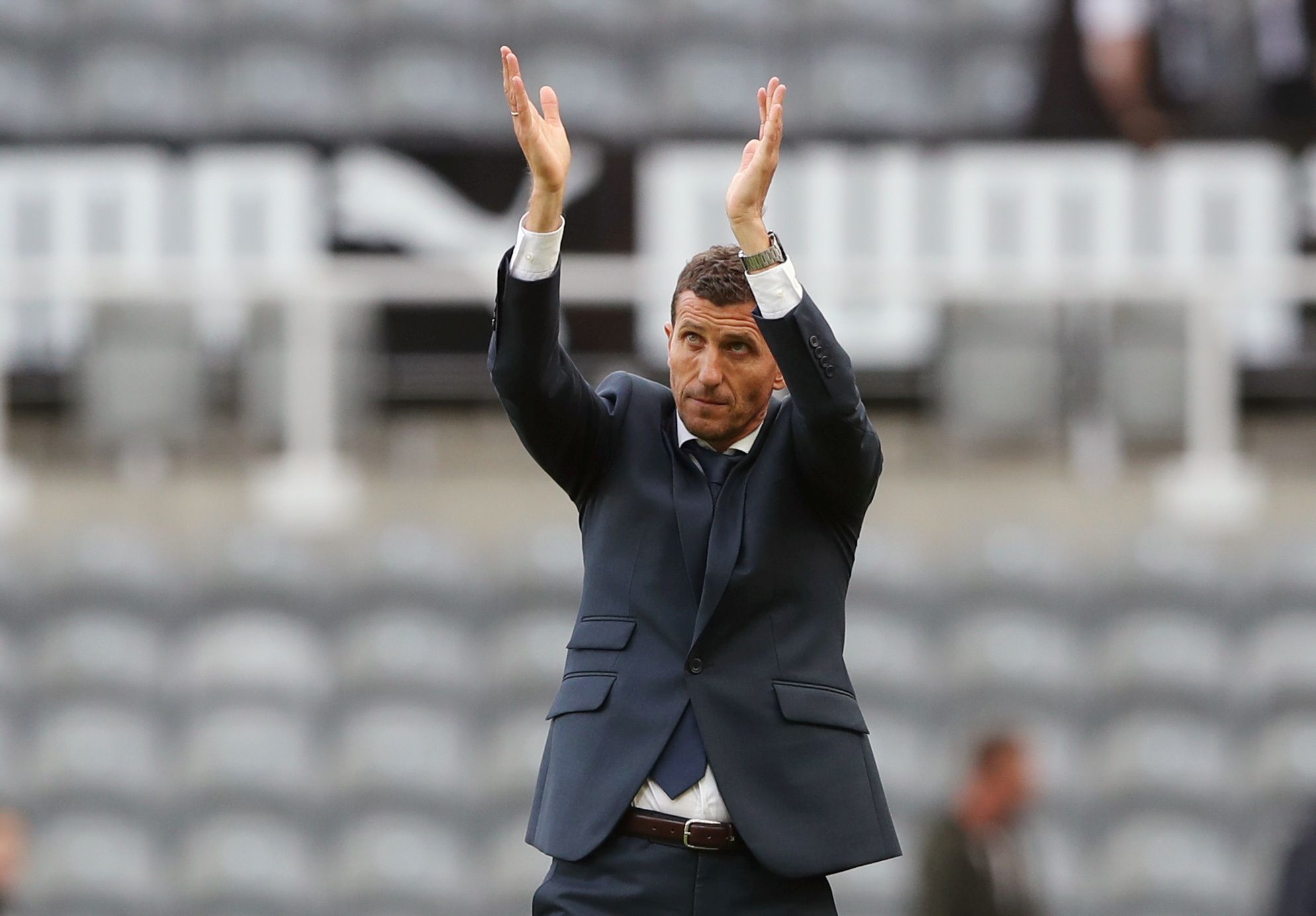Soccer Football - Premier League - Newcastle United v Watford - St James' Park, Newcastle, Britain - August 31, 2019  Watford manager Javi Gracia after the match   REUTERS/Scott Heppell  EDITORIAL USE ONLY. No use with unauthorized audio, video, data, fixture lists, club/league logos or 