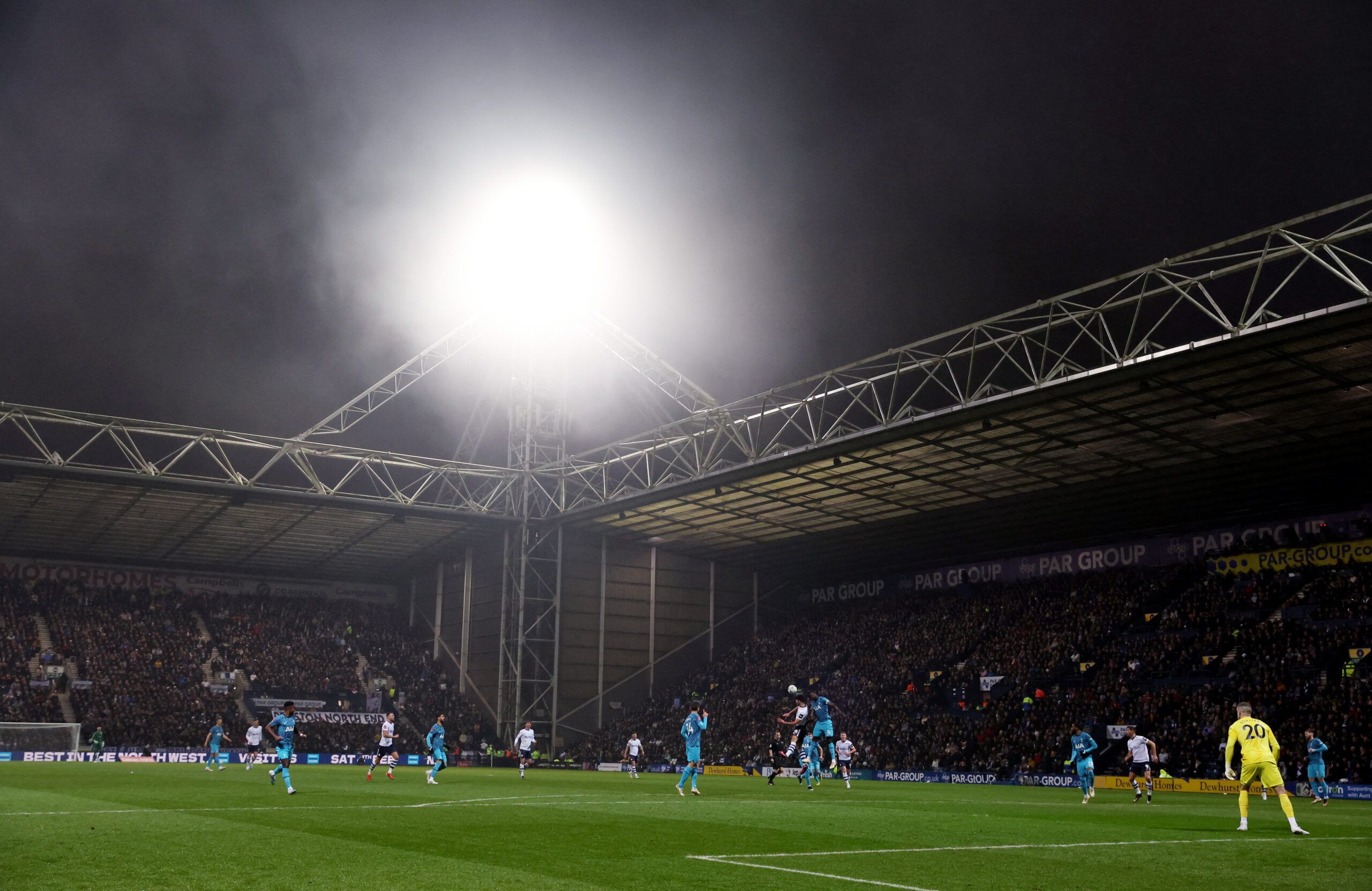 Soccer Football - FA Cup - Fourth Round - Preston North End v Tottenham Hotspur - Deepdale, Preston, Britain - January 28, 2023 General view during the match Action Images via Reuters/Lee Smith