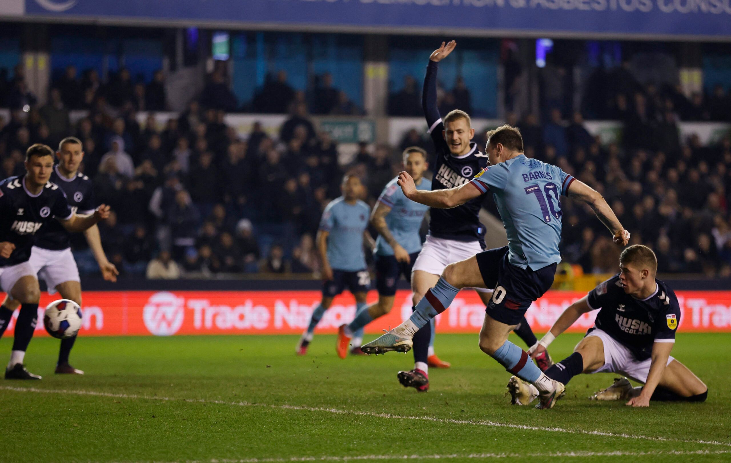 Alan Pace sends two-word message to Ashley Barnes after Burnley's 1-1 ...