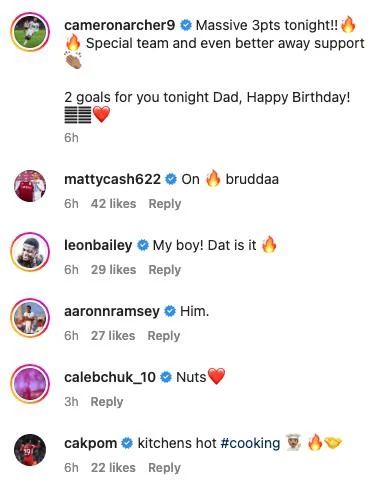 Aston Villa duo react to latest Cameron Archer exploits at Middlesbrough