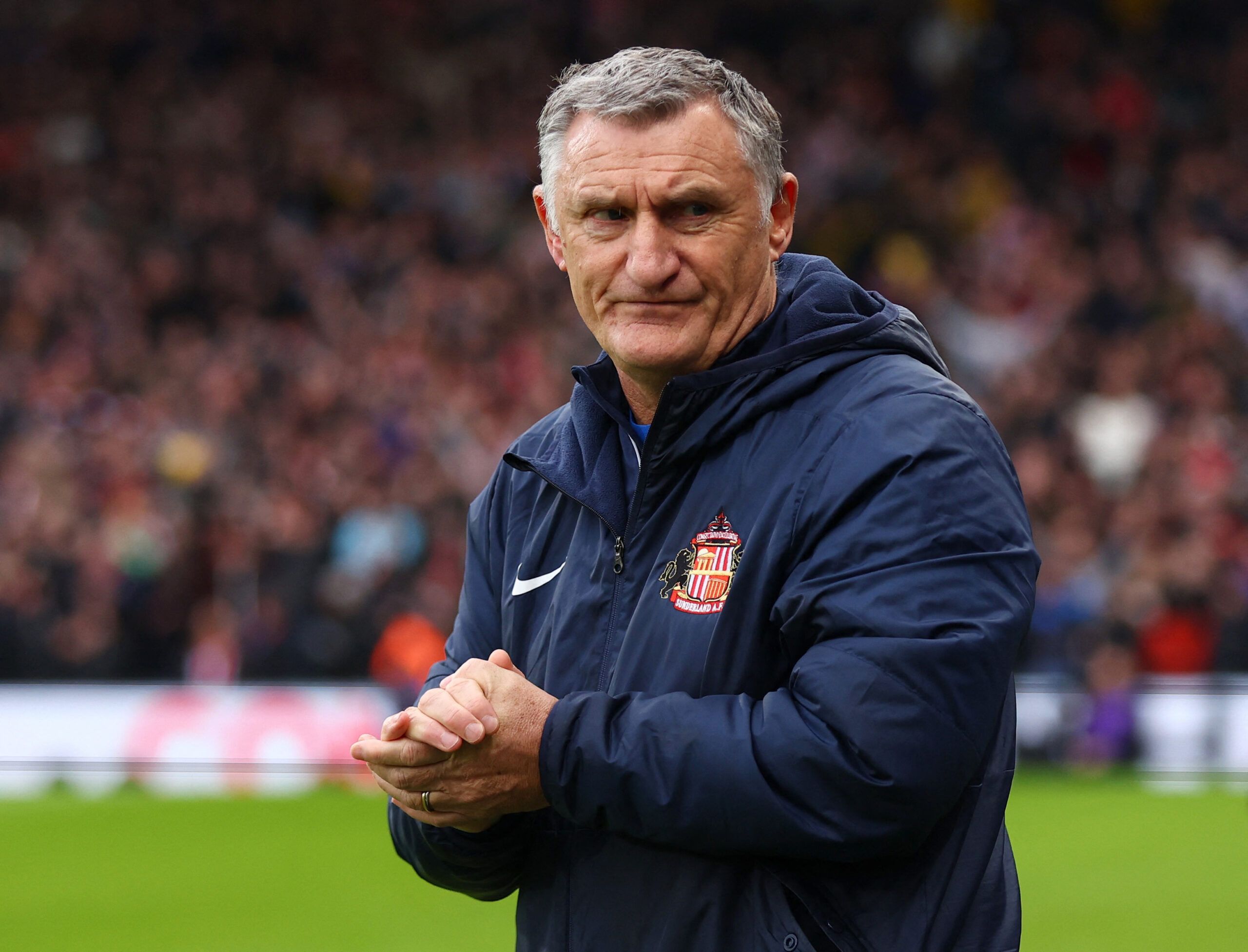 Soccer Football - FA Cup - Fourth Round - Fulham v Sunderland - Craven Cottage, London, Britain - January 28, 2023 Sunderland manager Tony Mowbray before the match REUTERS/David Klein