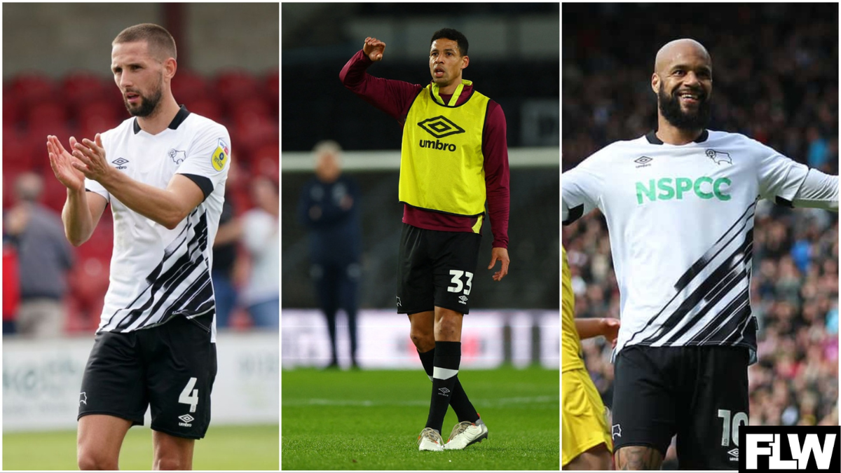The 7 Derby County players currently set to leave on a free this summer