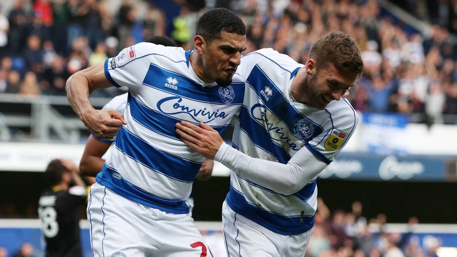 Leon Balogun reacts after leaving QPR to seal