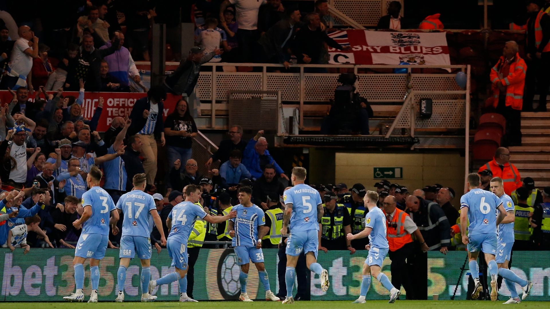 Coventry City players