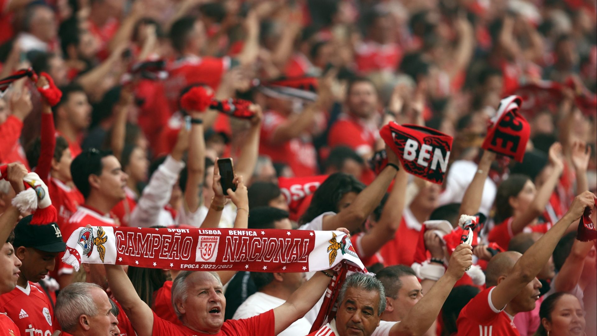 Benfica fans
