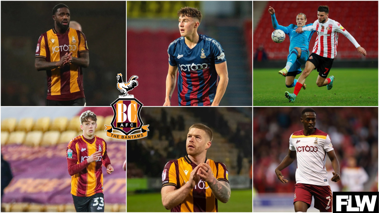 These 13 Bradford City players will leave Valley Parade in 2023