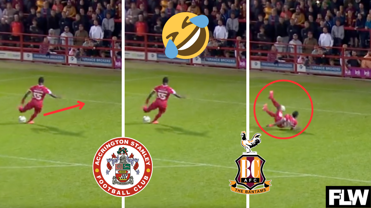 Accrington Stanley's Korede Adedoyin produces incredible penalty miss v