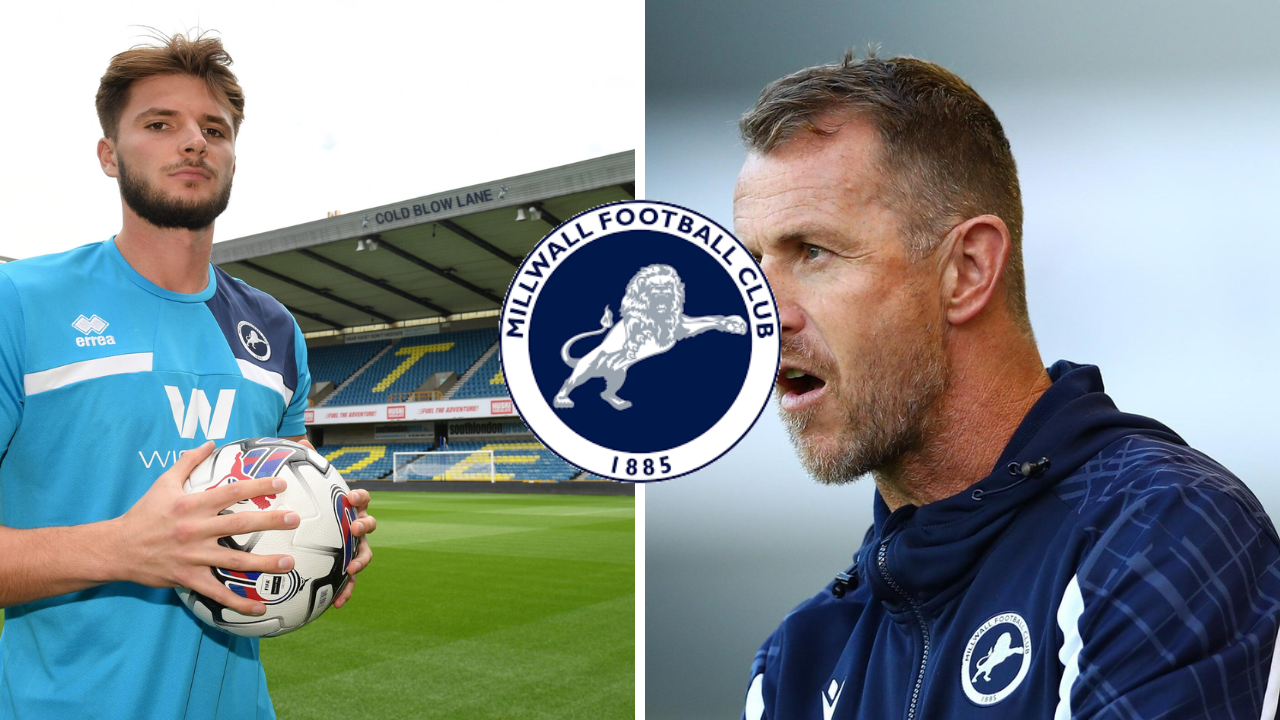 Millwall FC - Wes Harding signs for Millwall