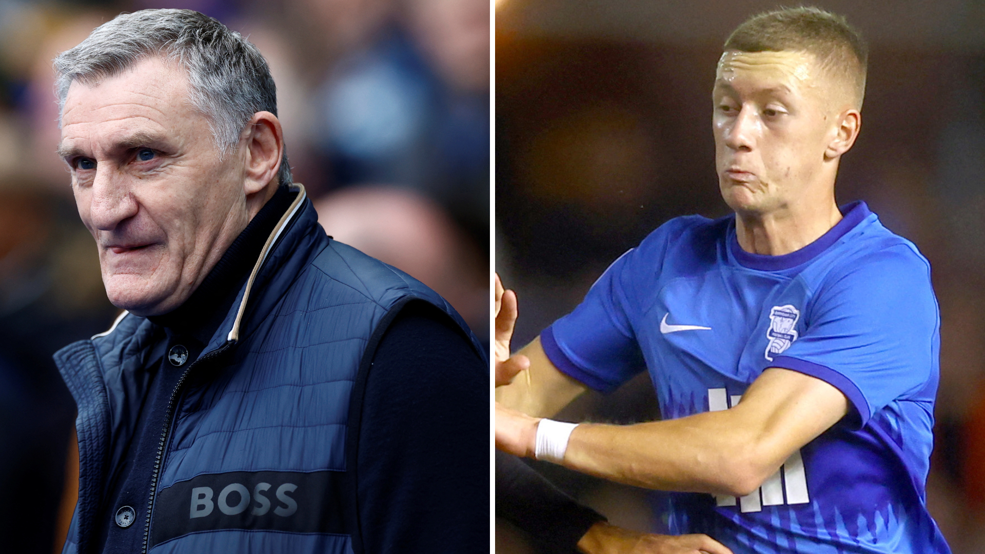 Tony Mowbray and Jay Stansfield (Combined Image)