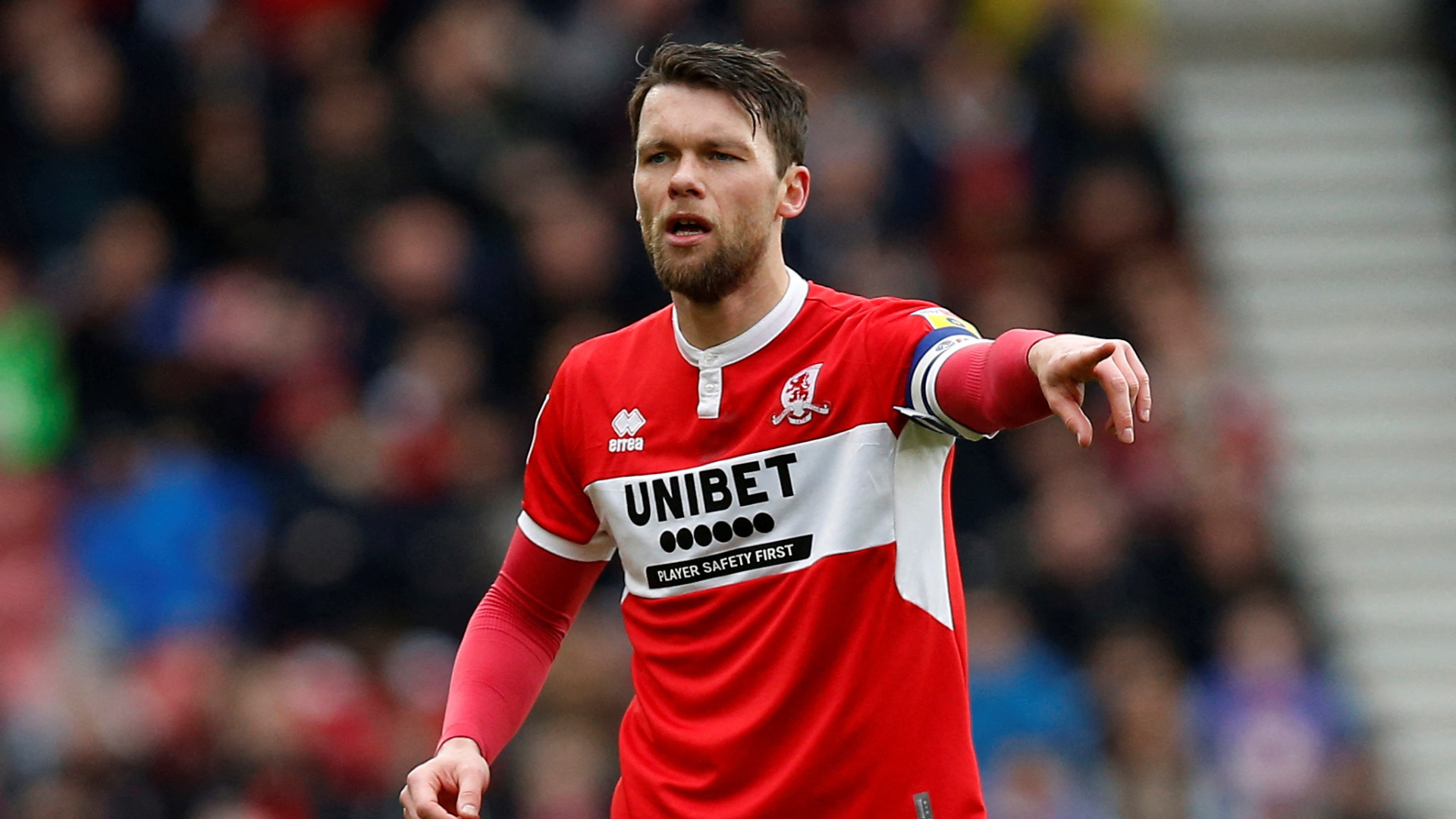 Jonny Howson playing for Middlesbrough FC