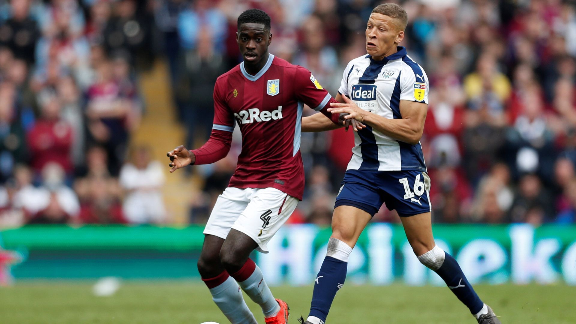 DWIGHT GAYLE AXEL TUANZEBE - ASTON VILLA VS WEST BROMWICH ALBION