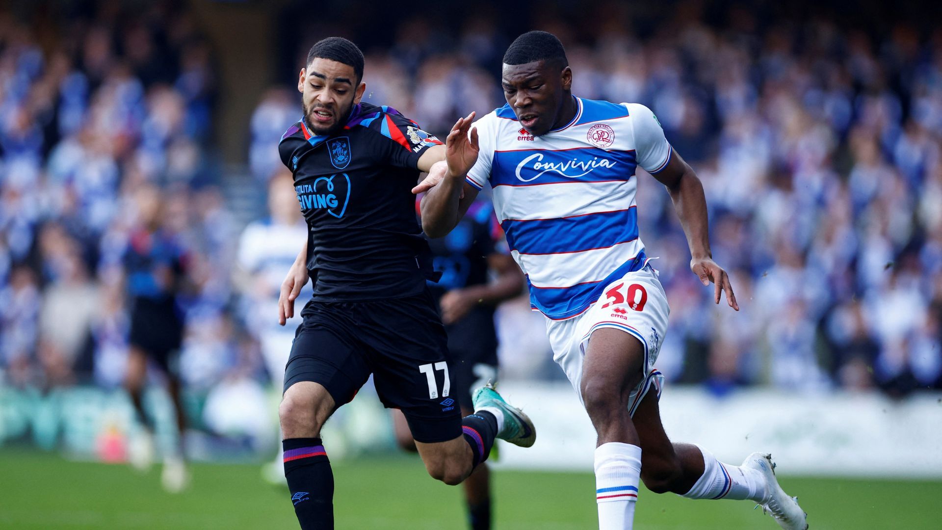 Brodie Spencer and Sinclair Armstrong - QPR v Huddersfield, 2024 