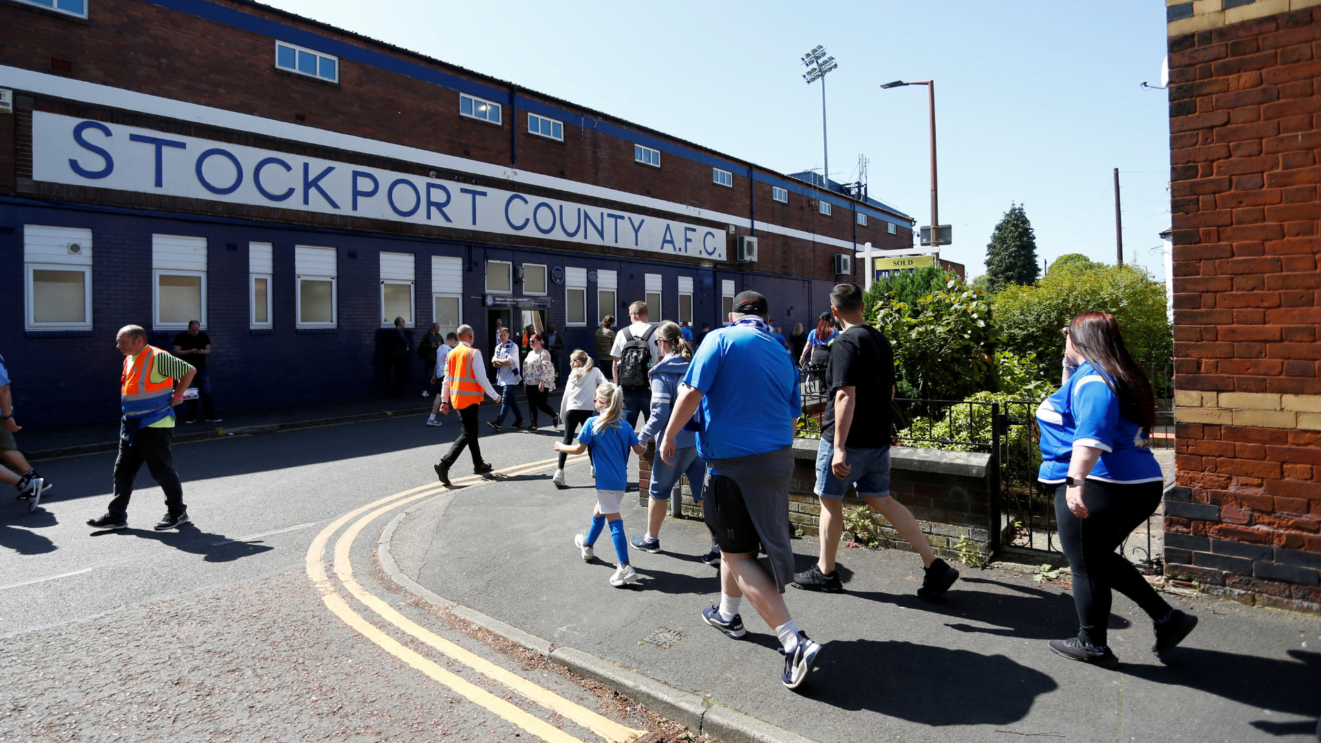 Outside Edgeley Park-2