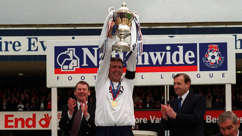 The trophies Burnley, Blackpool, Preston and Blackburn Rovers have won