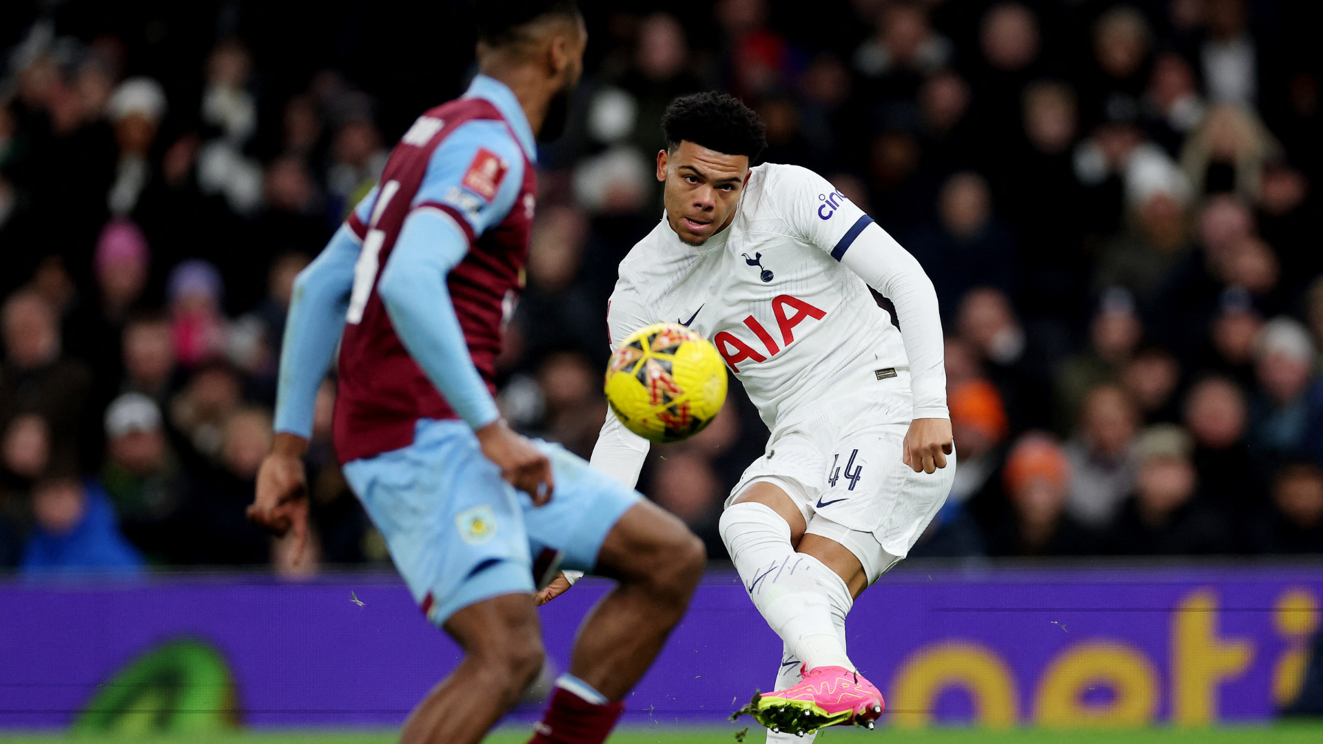 Dane Scarlett playing for Spurs