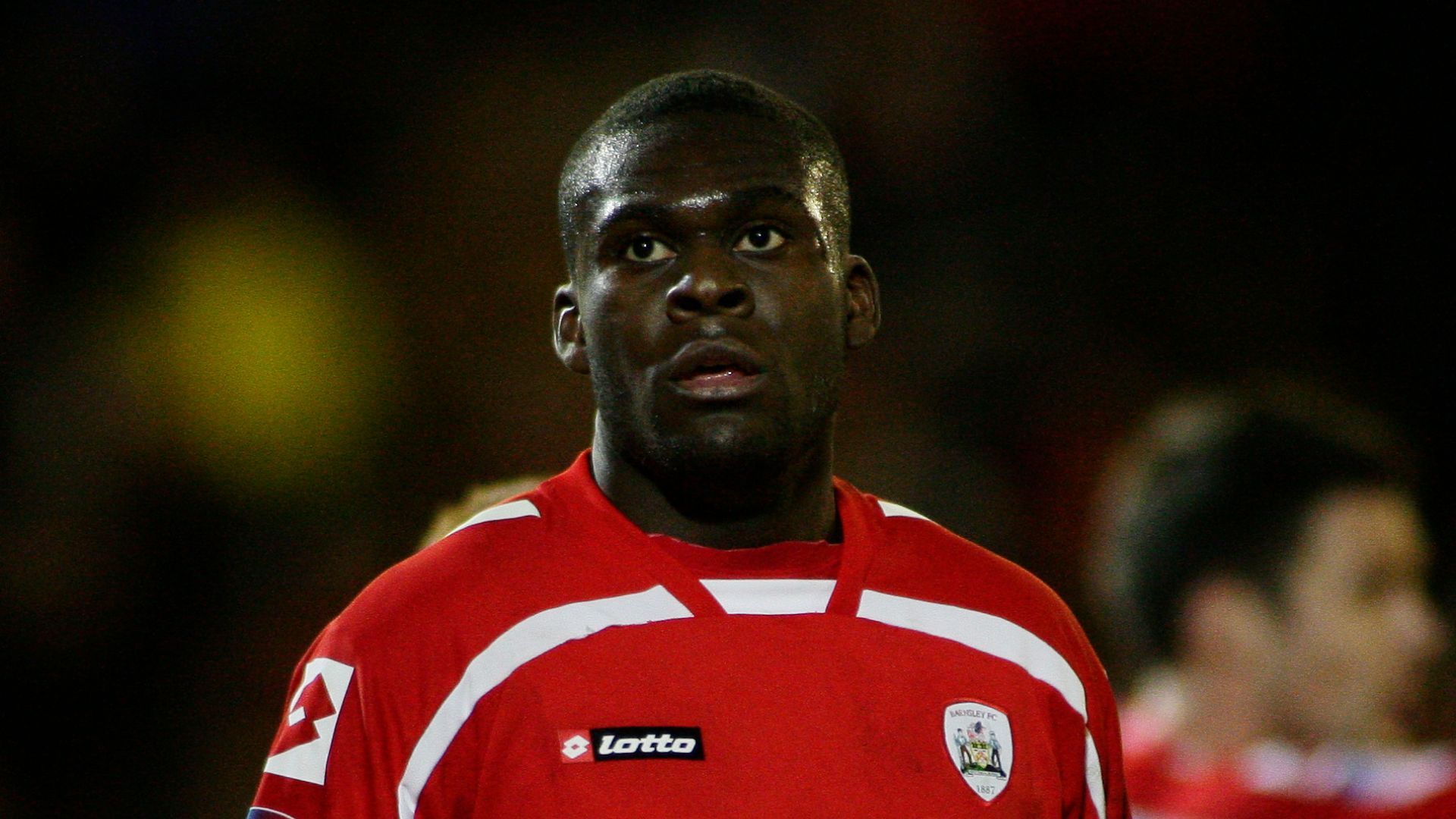 Frank Nouble looking dejected at Barnsley