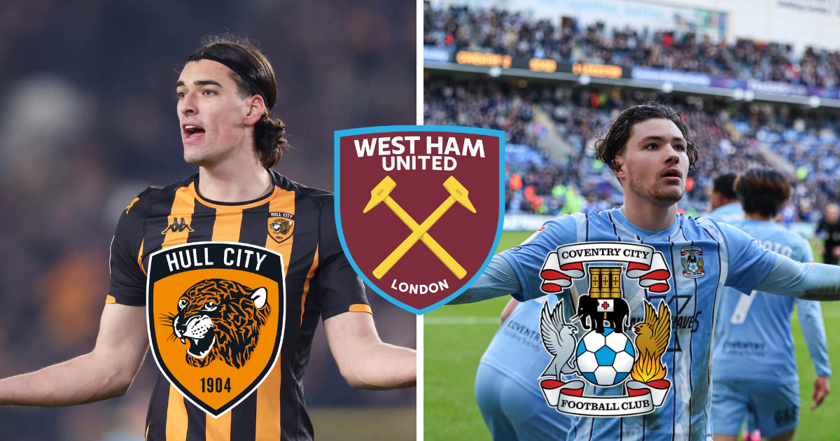 West Ham keen on Hull City's Jacob Greaves and Coventry City's Callum O'Hare