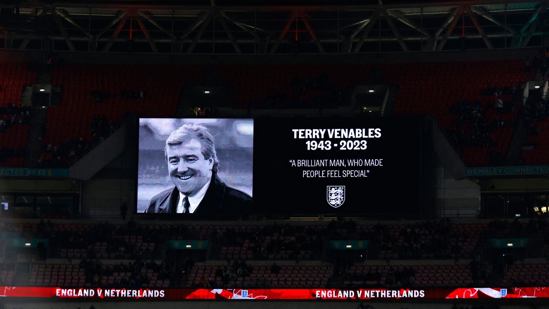 The late QPR and England manager Terry Venables