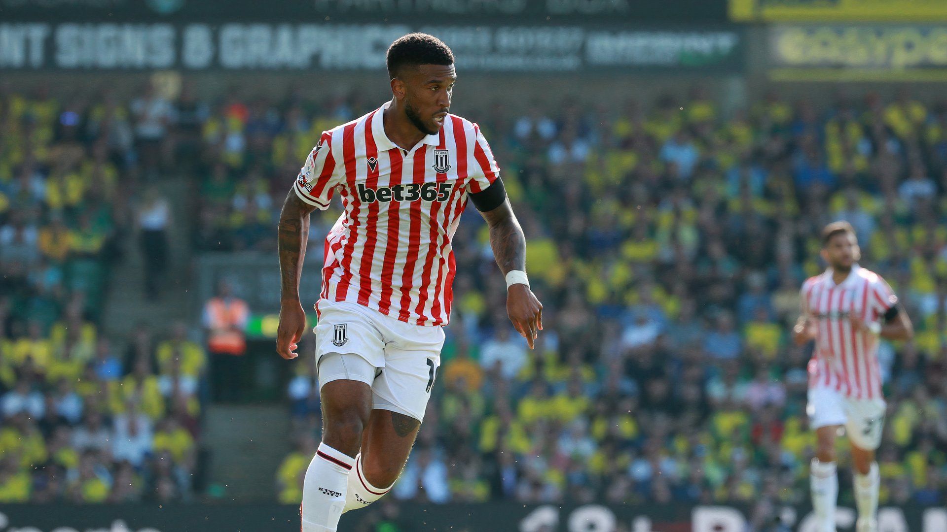 Stoke City striker Tyrese Campbell