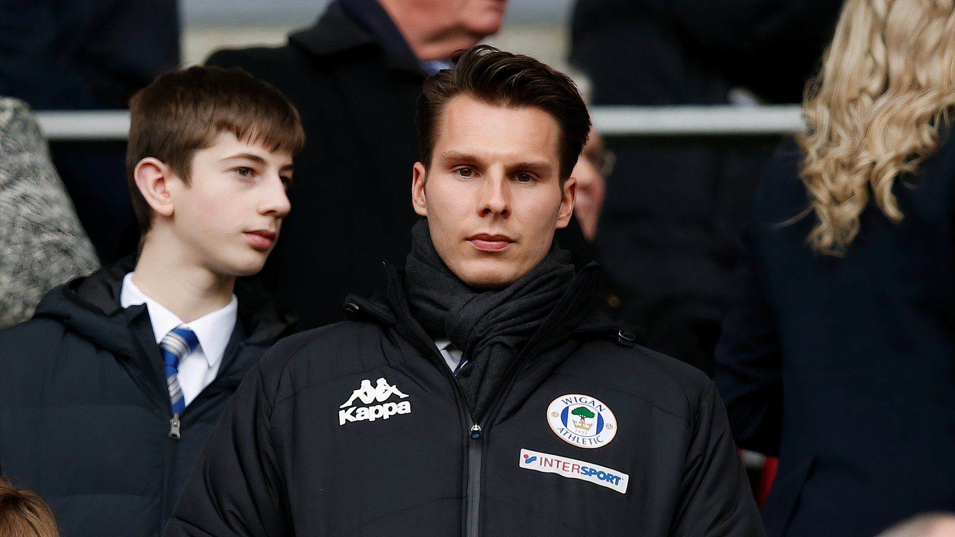 Bradford City head of football operations David Sharpe at Wigan Athletic