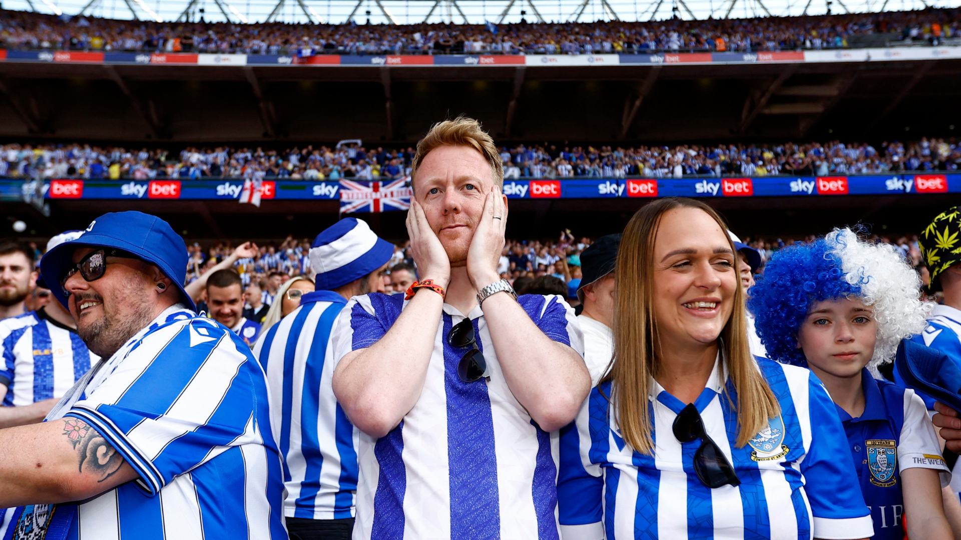Sheffield Wednesday fans - Wembley Stadium