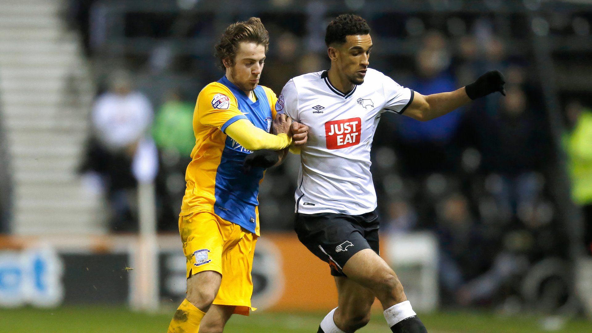 Nick Blackman Derby County vs Preston North End