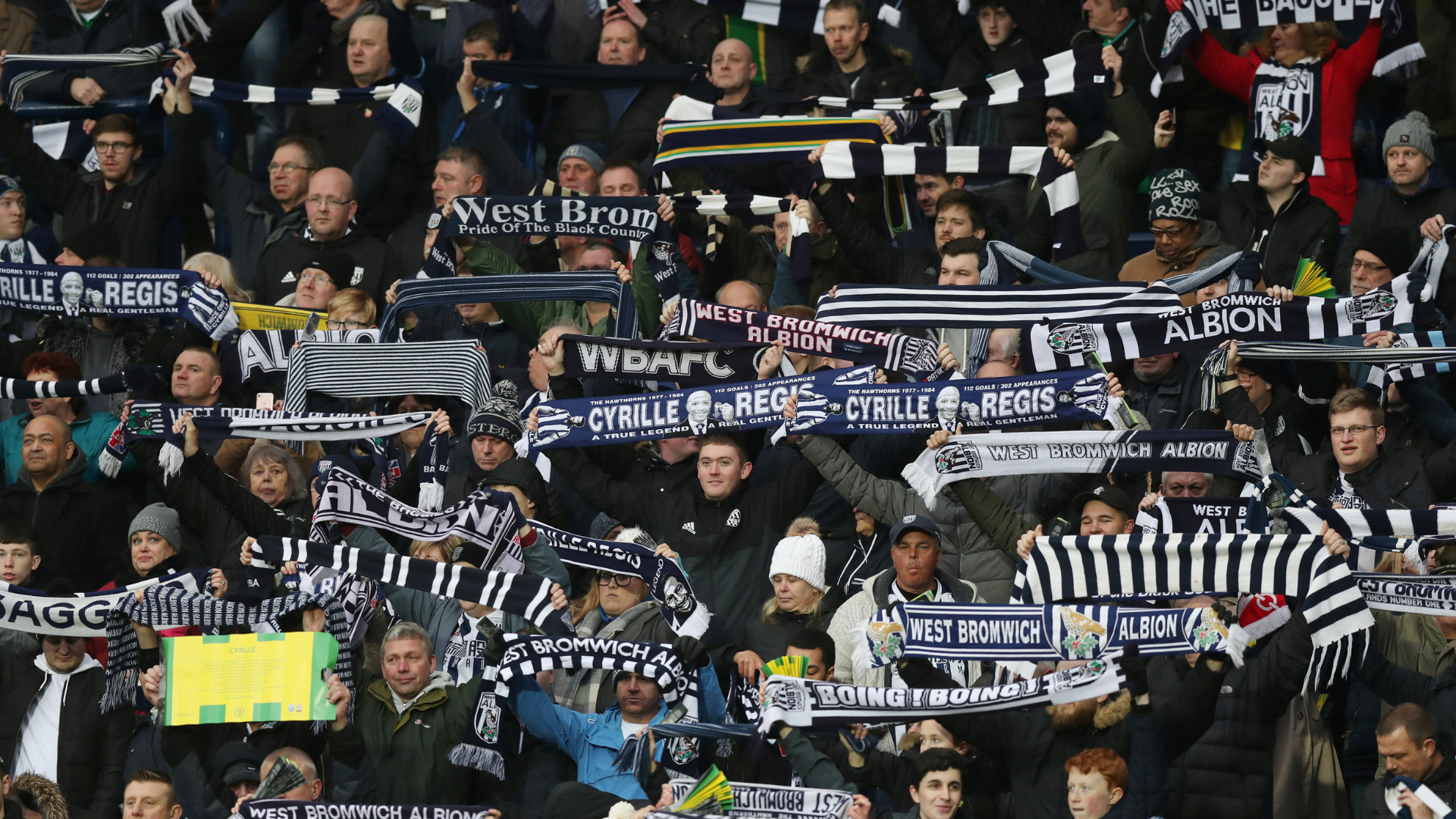 West Bromwich Albion supporters