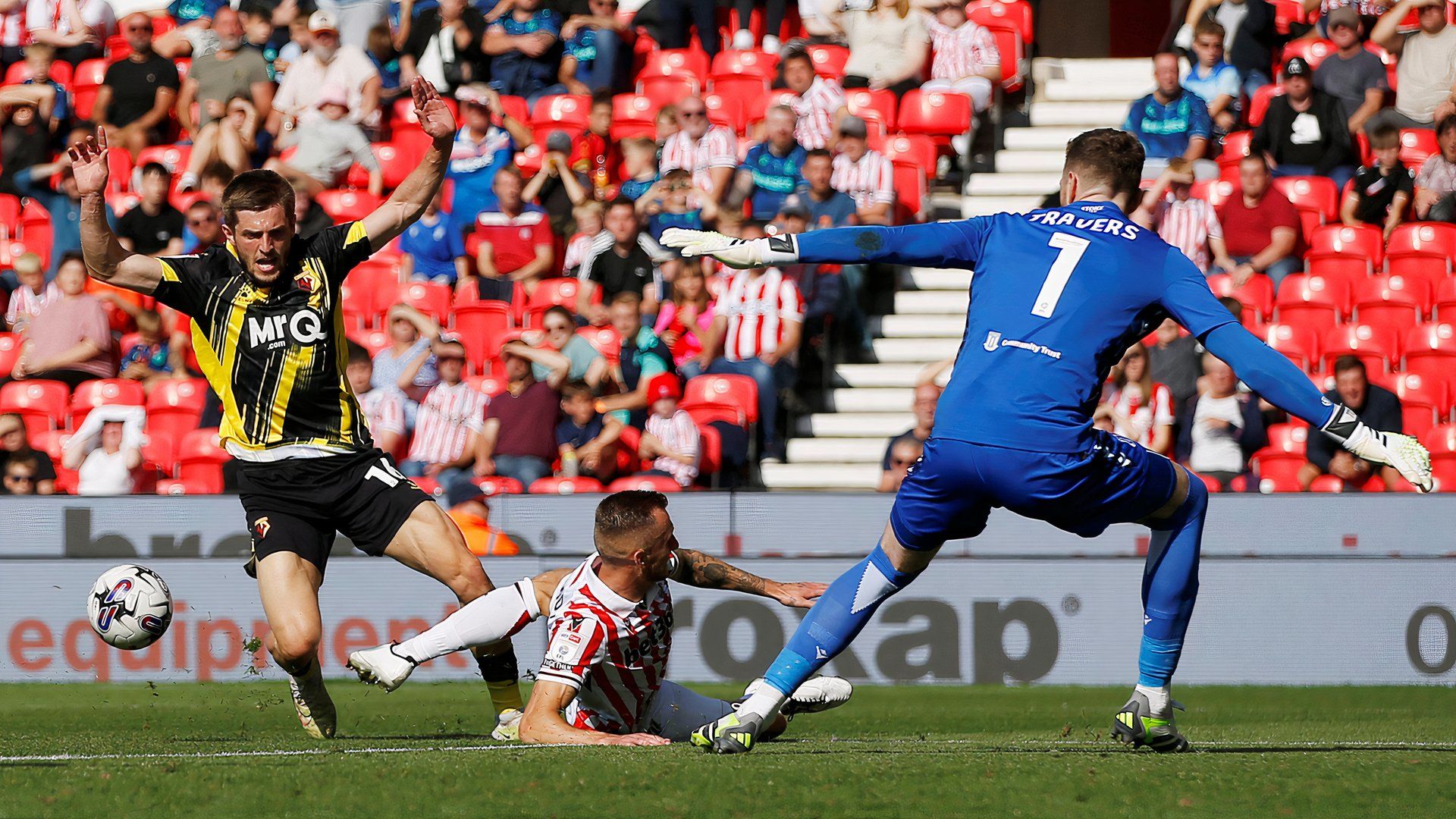 Watford midfielder Giorgi Chakvetadze against Stoke City